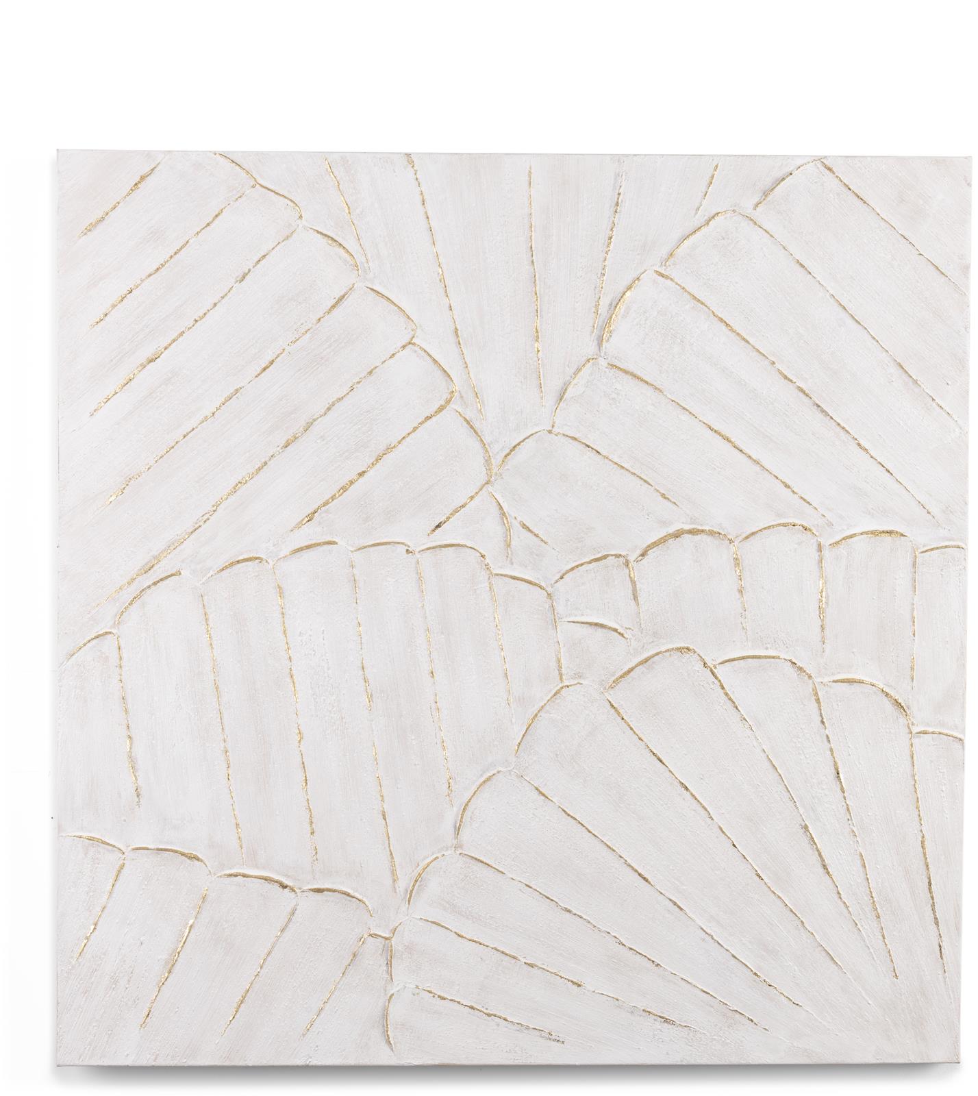 Coco Maison Bild Clover 50192-WIT 100x100cm Coco Maison Bild Clover 50192-WIT 100x100cm