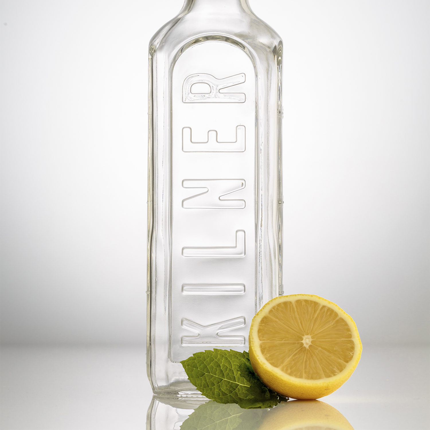 Profino Glasflasche mit Bügelverschluß, eckig, 1 Liter