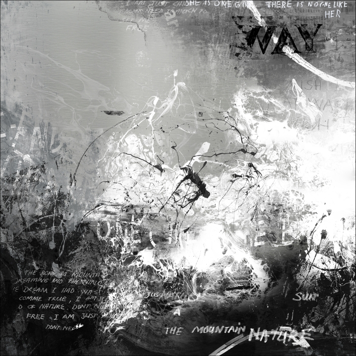 ProArt Alu-Art 50x50cm Abstract black and white II ProArt Alu-Art 50x50cm Abstract black and white II
