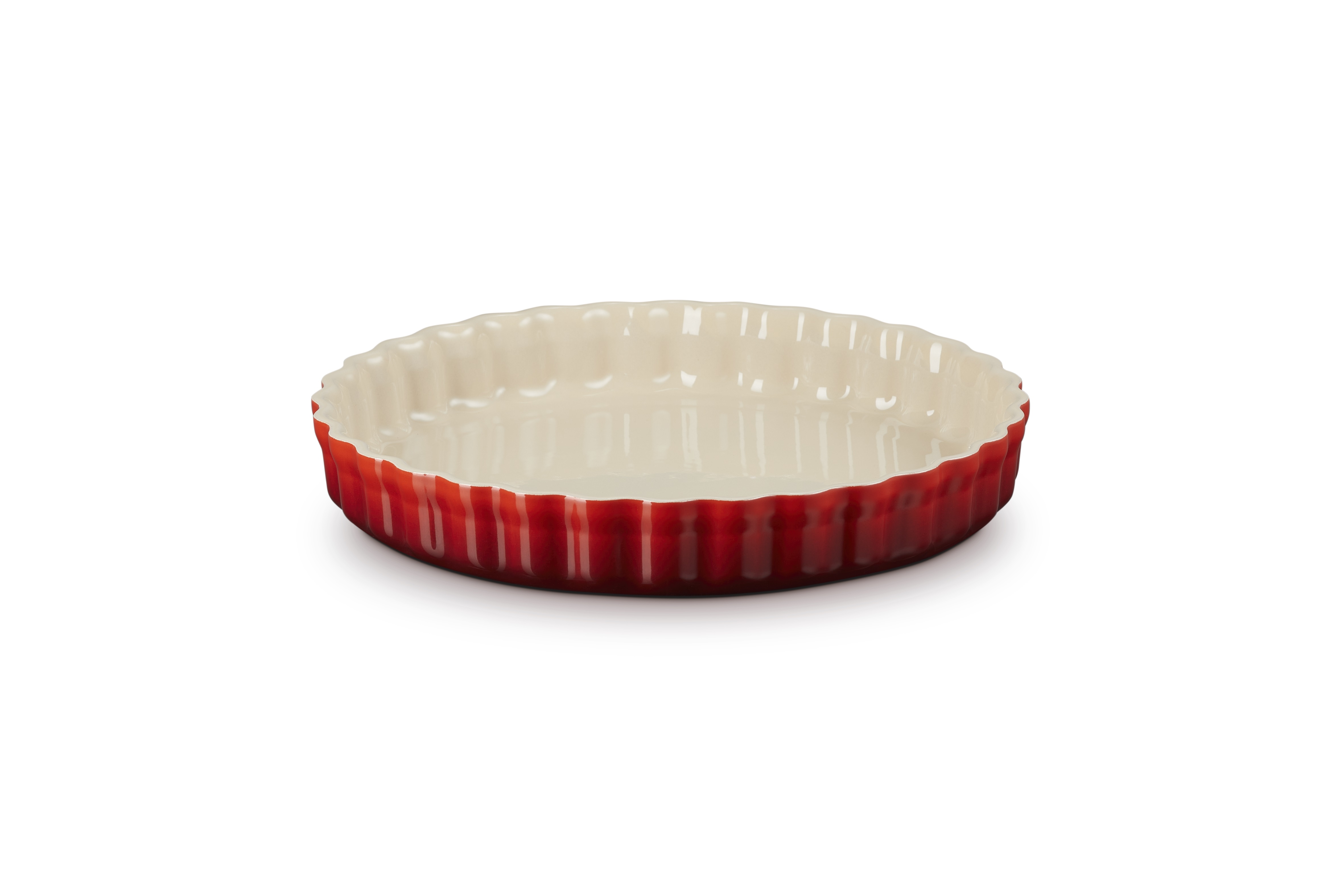 Le Creuset Tarte-Form Ø ca. 28cm in Farbe Kirschrot