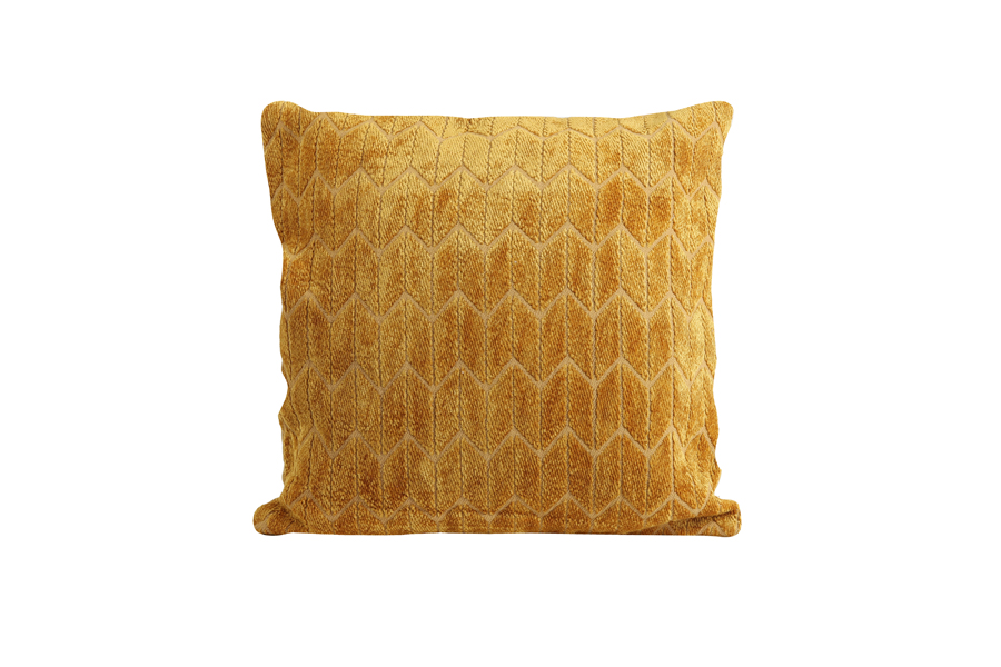 Light & Living Kissen MUDELI 45x45cm ocker