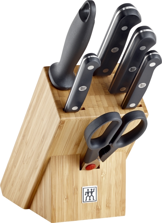 Zwilling Messerblockset GOURMET 7-teilig in Farbe Natur