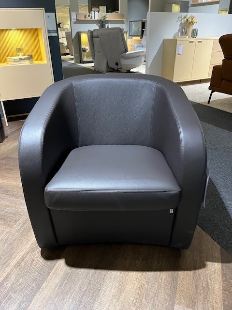 Erpo Sessel ERPO CLASSICS CL132 ca. B75 H76 T76 cm in Leder 43.090 dunkelbraun PG I Erpo Sessel ERPO CLASSICS CL132 ca. B75 H76 T76 cm in Leder 43.090 dunkelbraun PG I, Sessel, Leder, Grau, Gebogene Armlehnen, Gepolsterte Sitzfläche