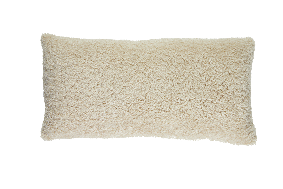 Kissen Lina in Stoff beige