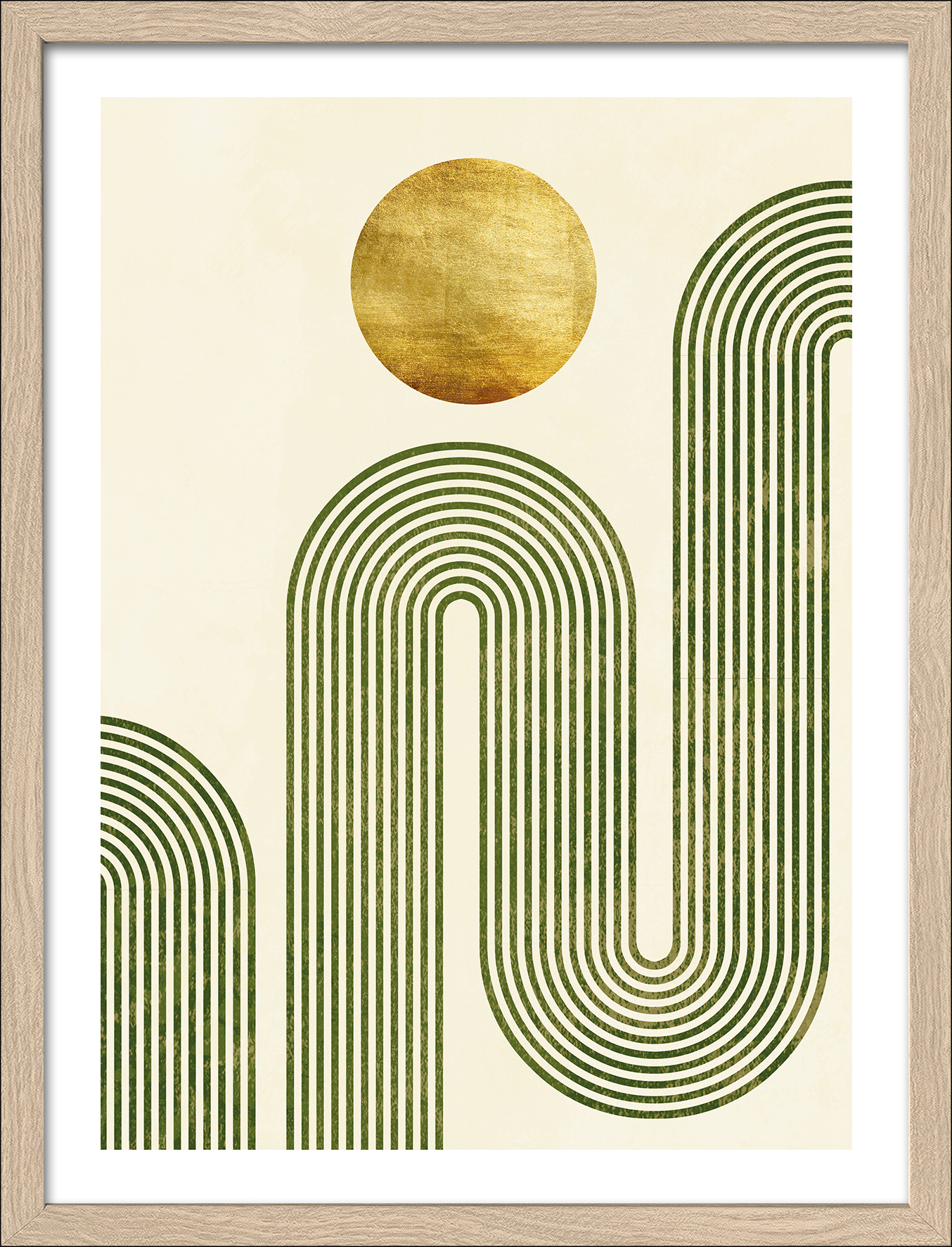 ProArt Framed-Art Slim Scandic 33x43cm Shapes of the Earth