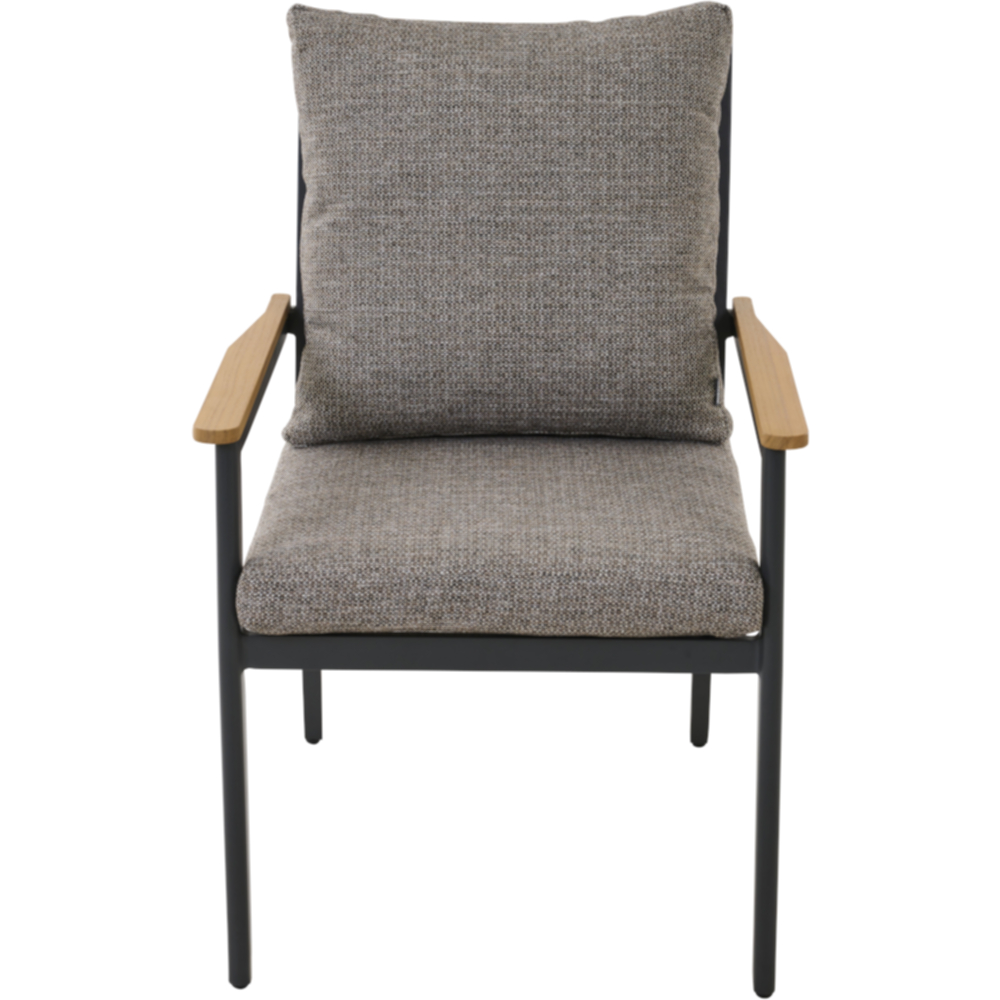 Stapelsessel LIGURIA COMFORT PLUS in Farbe Gardino®-Geflecht twisted in taupe grau, Moebel, Stuhl, Kissen, Dekoration für Zuhause, Sessel