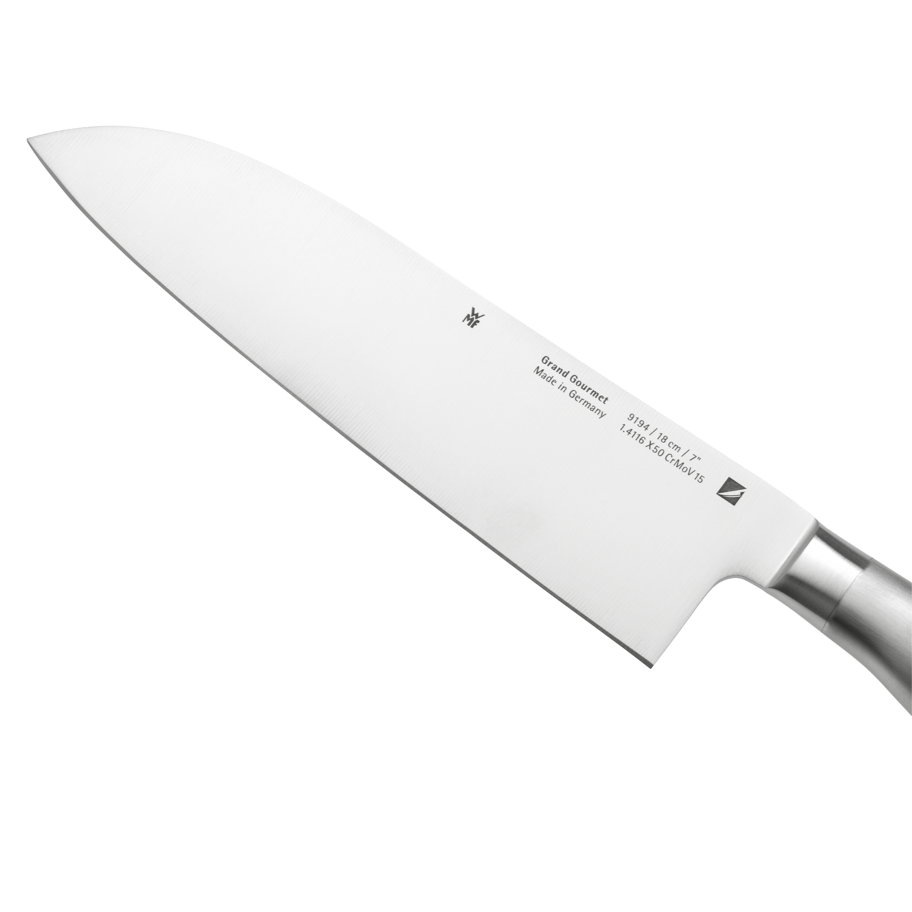 WMF Grand Gourmet Santokumesser, 18 cm in Edelstahl WMF Grand Gourmet Santokumesser, 18 cm in Edelstahl
