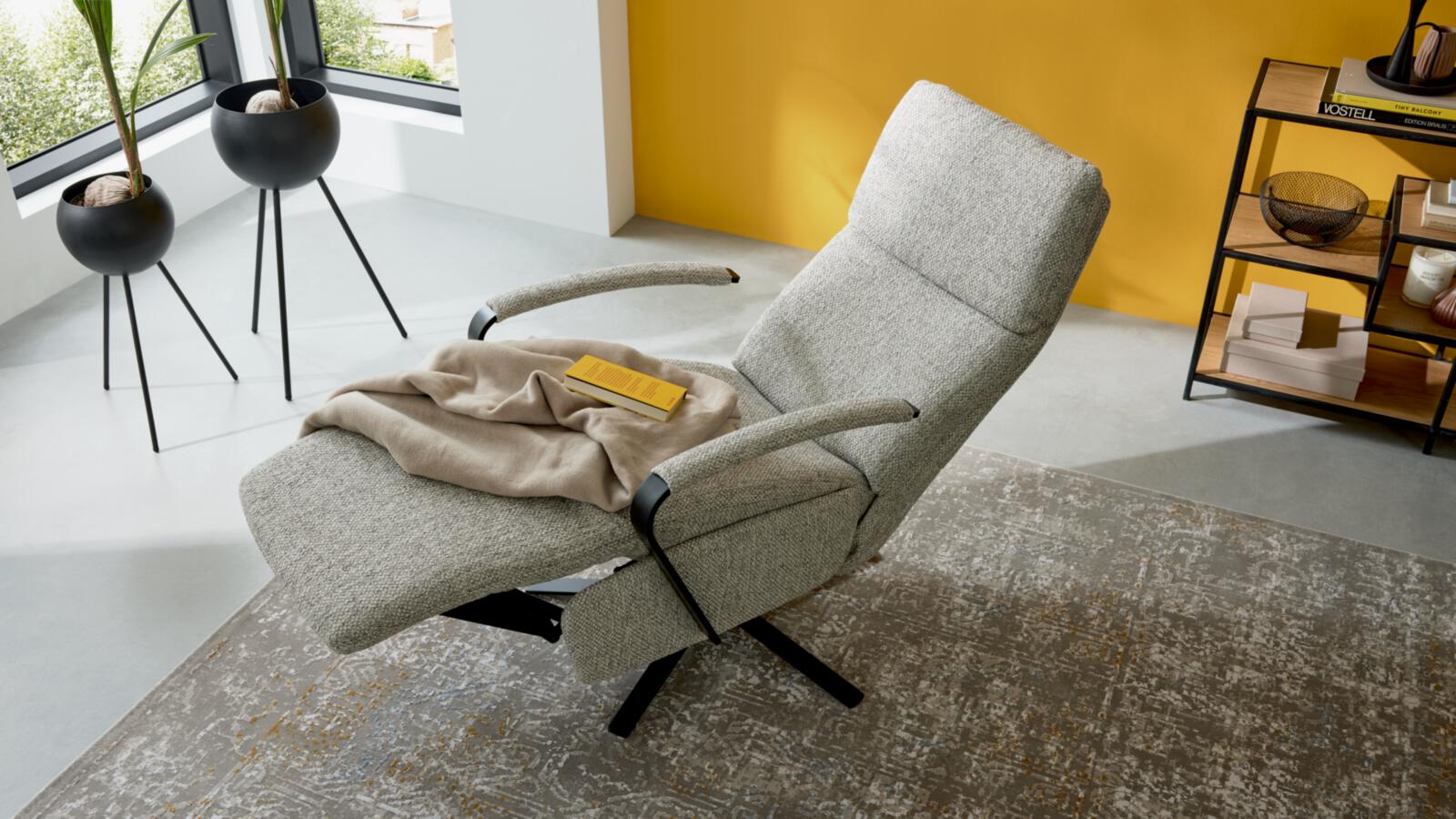 Interliving Relaxsessel IL 4565 in Stoff Jazz silber Interliving Relaxsessel IL 4565 in Stoff Jazz silber, Moebel, Stuhl, Sessel, Pflanze