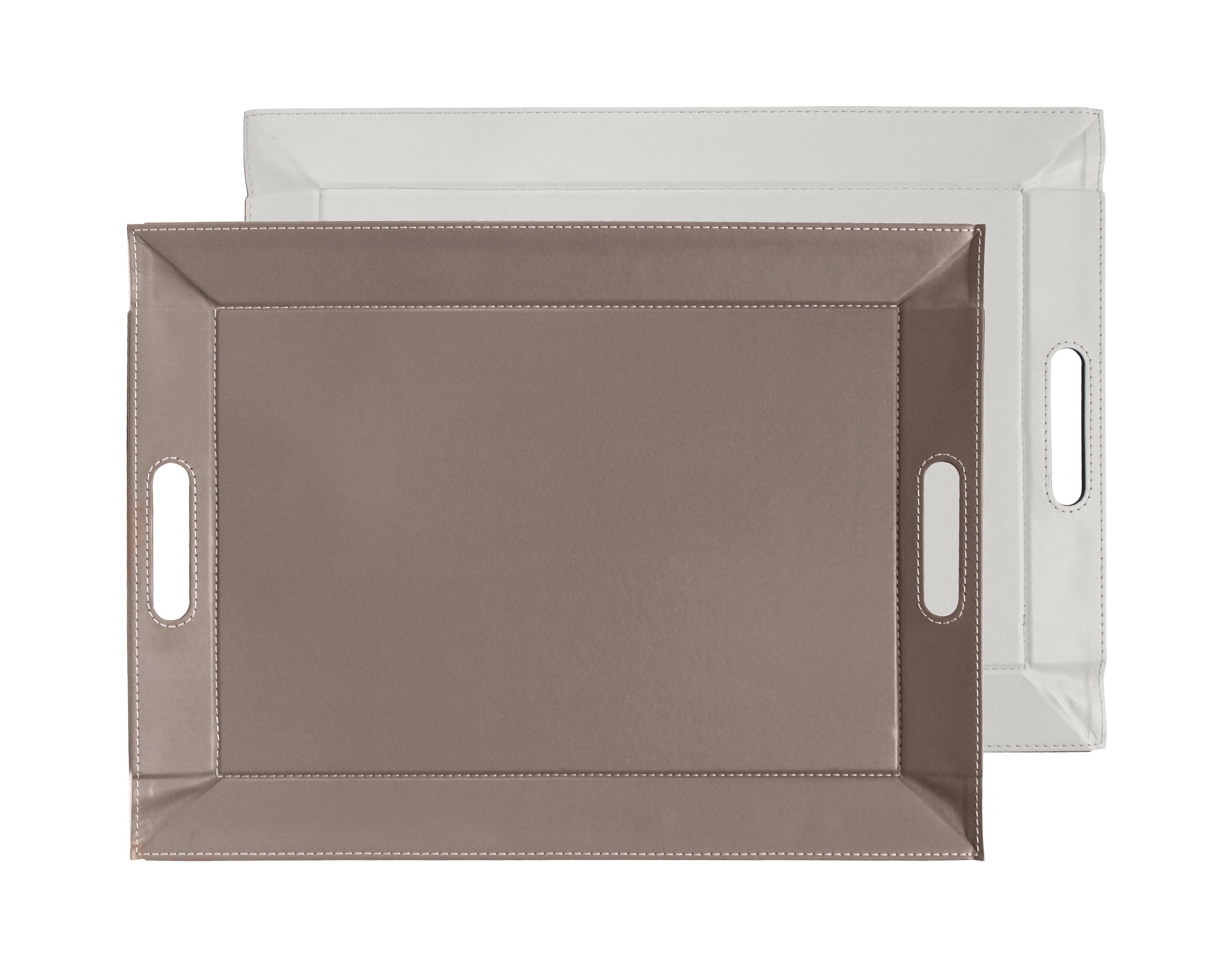 Profino DUO - Wendetablett, Weiss/Taupe, groß Profino DUO - Wendetablett, Weiss/Taupe, groß