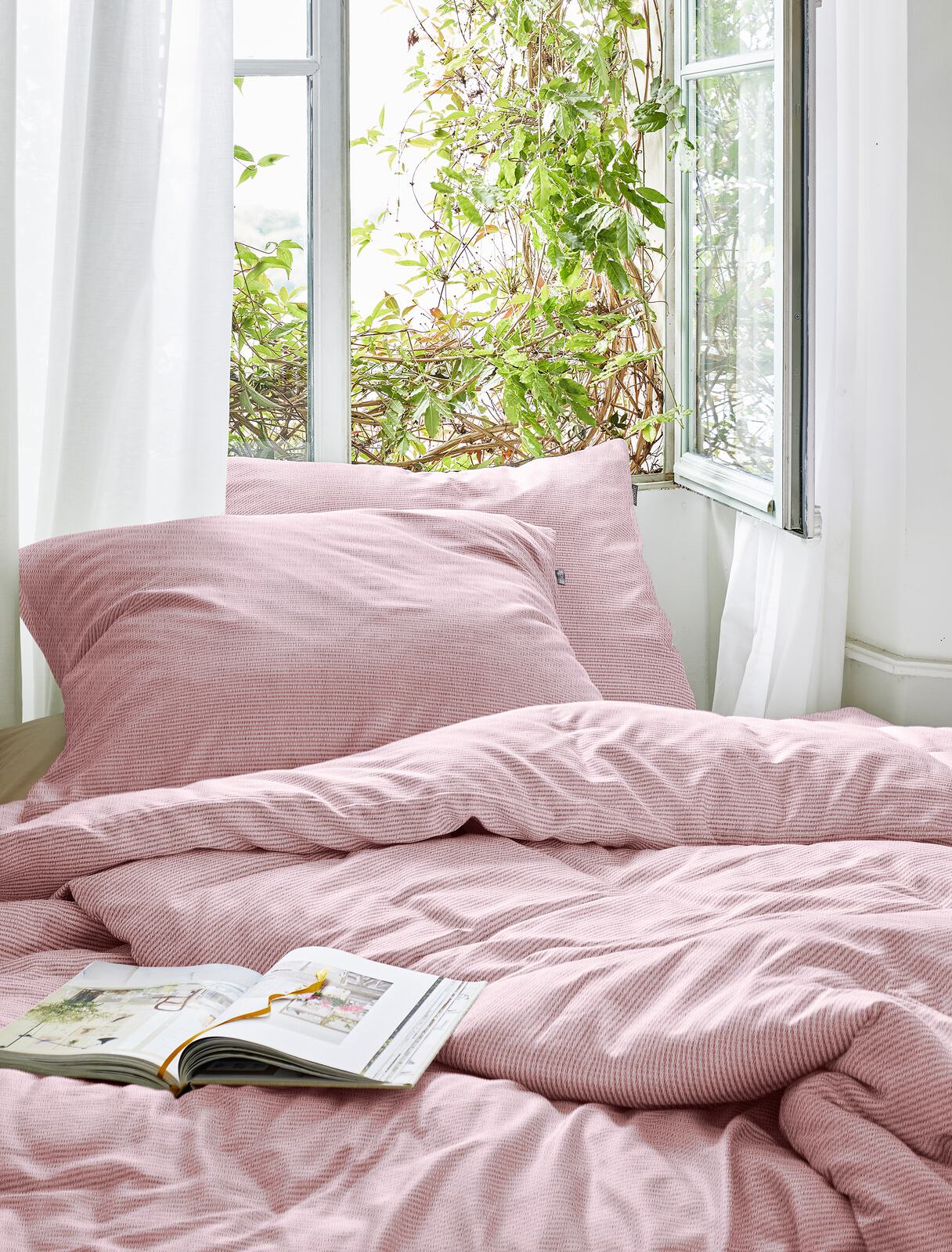 Irisette Bettwäsche EASY ca. 135x200 cm in Farbe rosa