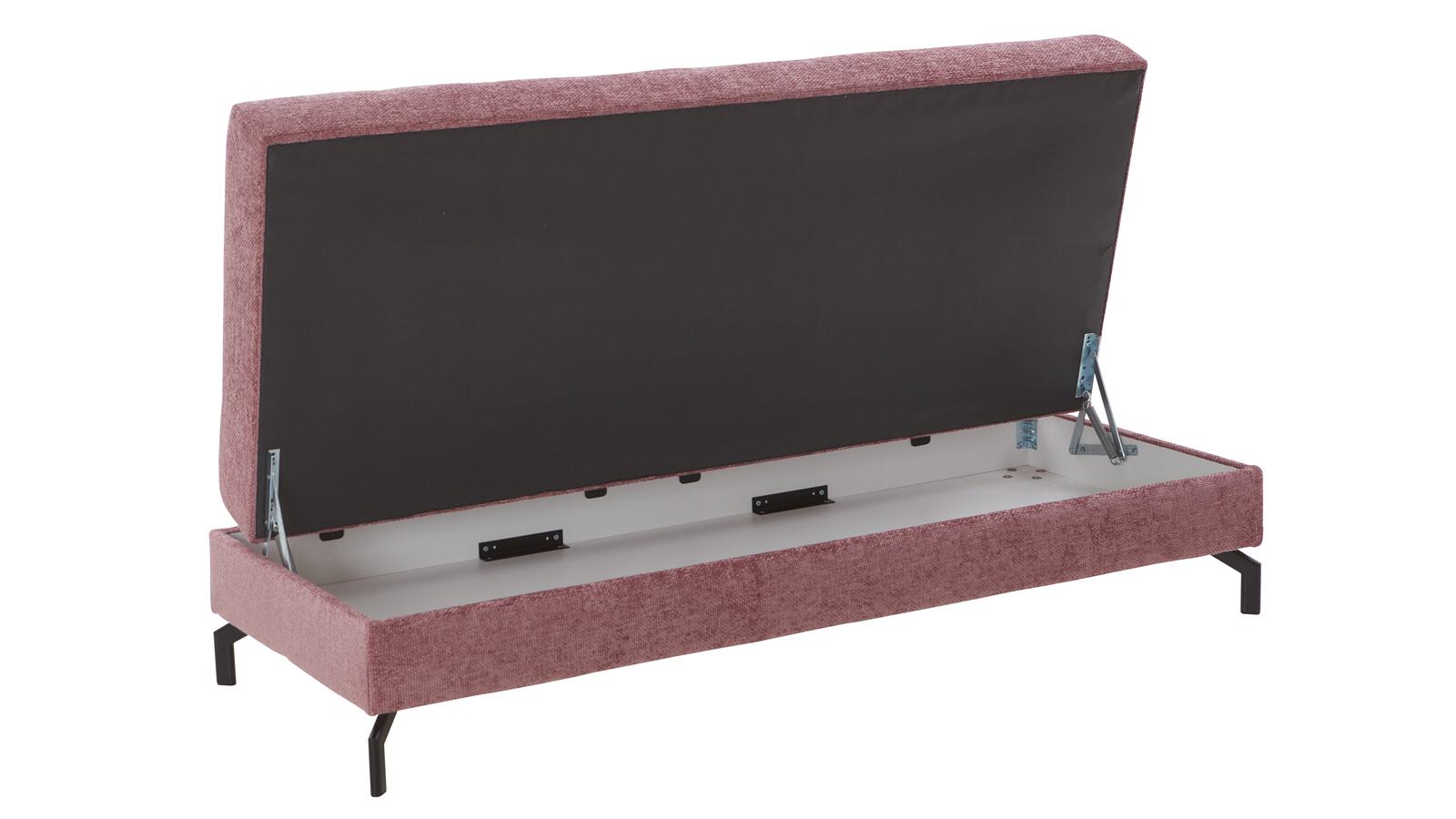 Polsterliege HAPPY ca. 80x200cm in Stoff Bendix flamingo