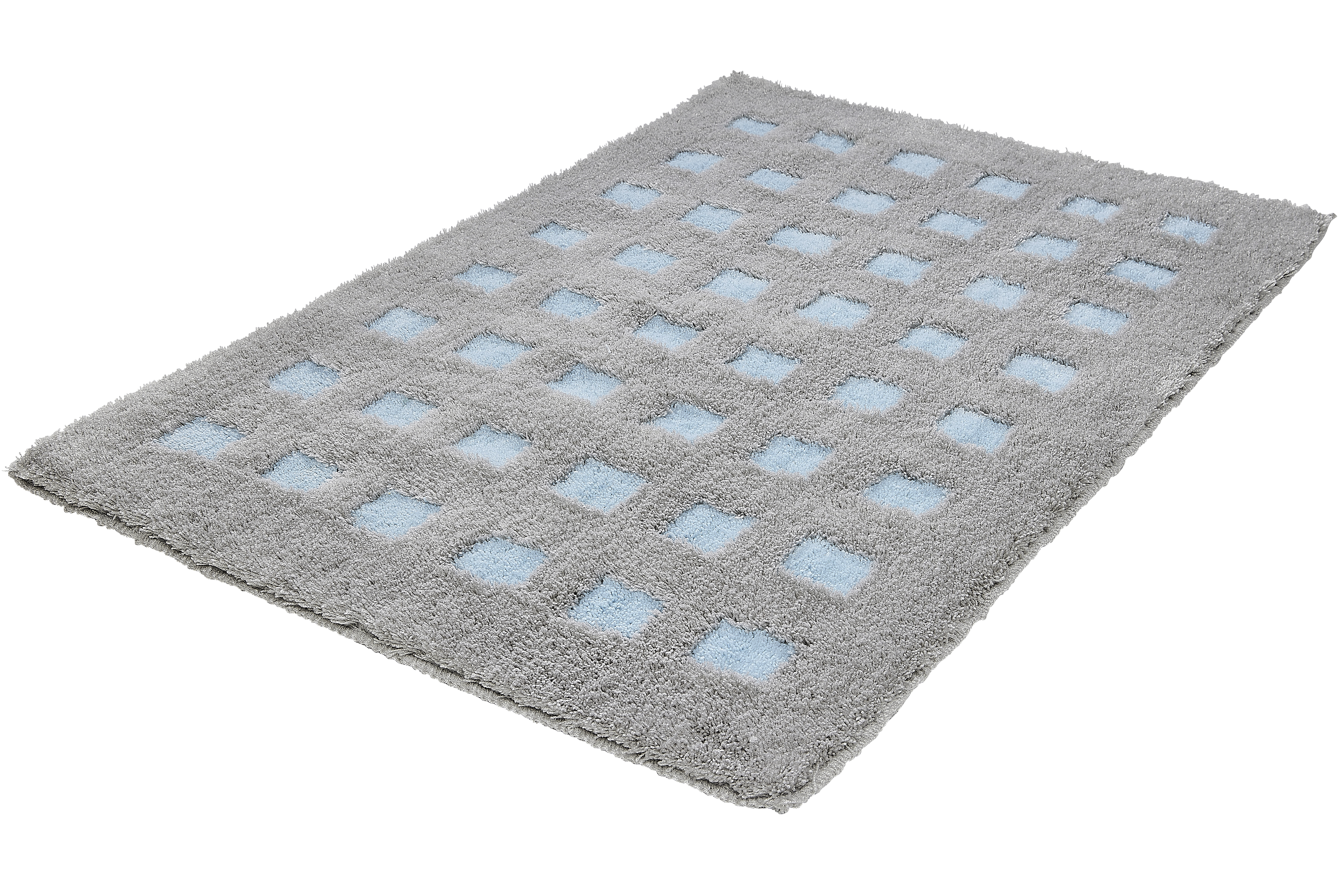 Kleine Wolke Badteppich BOXES ca. 80x140cm in Farbe Opal