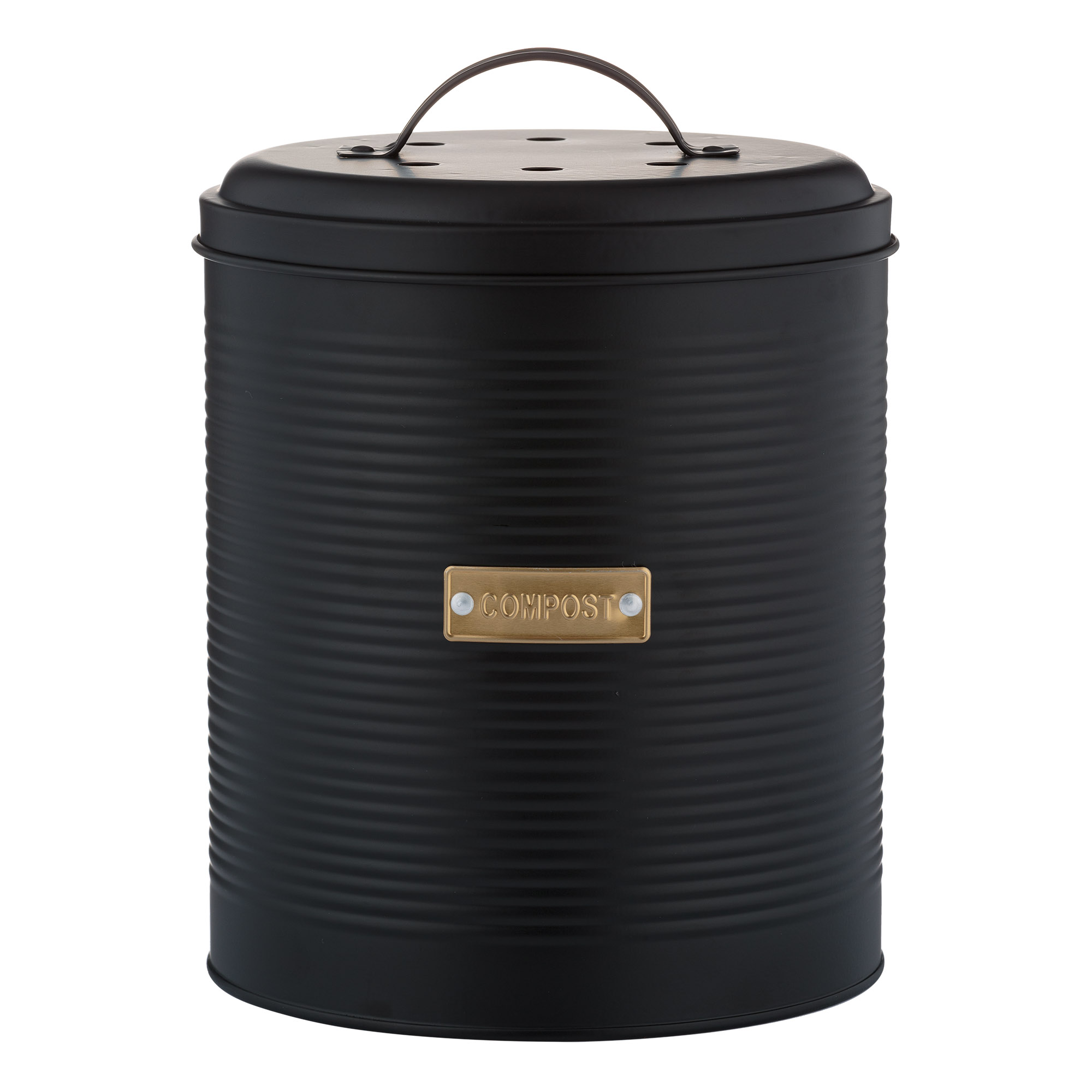 Profino OTTO Kompostbehälter, schwarz, 2,5 Liter