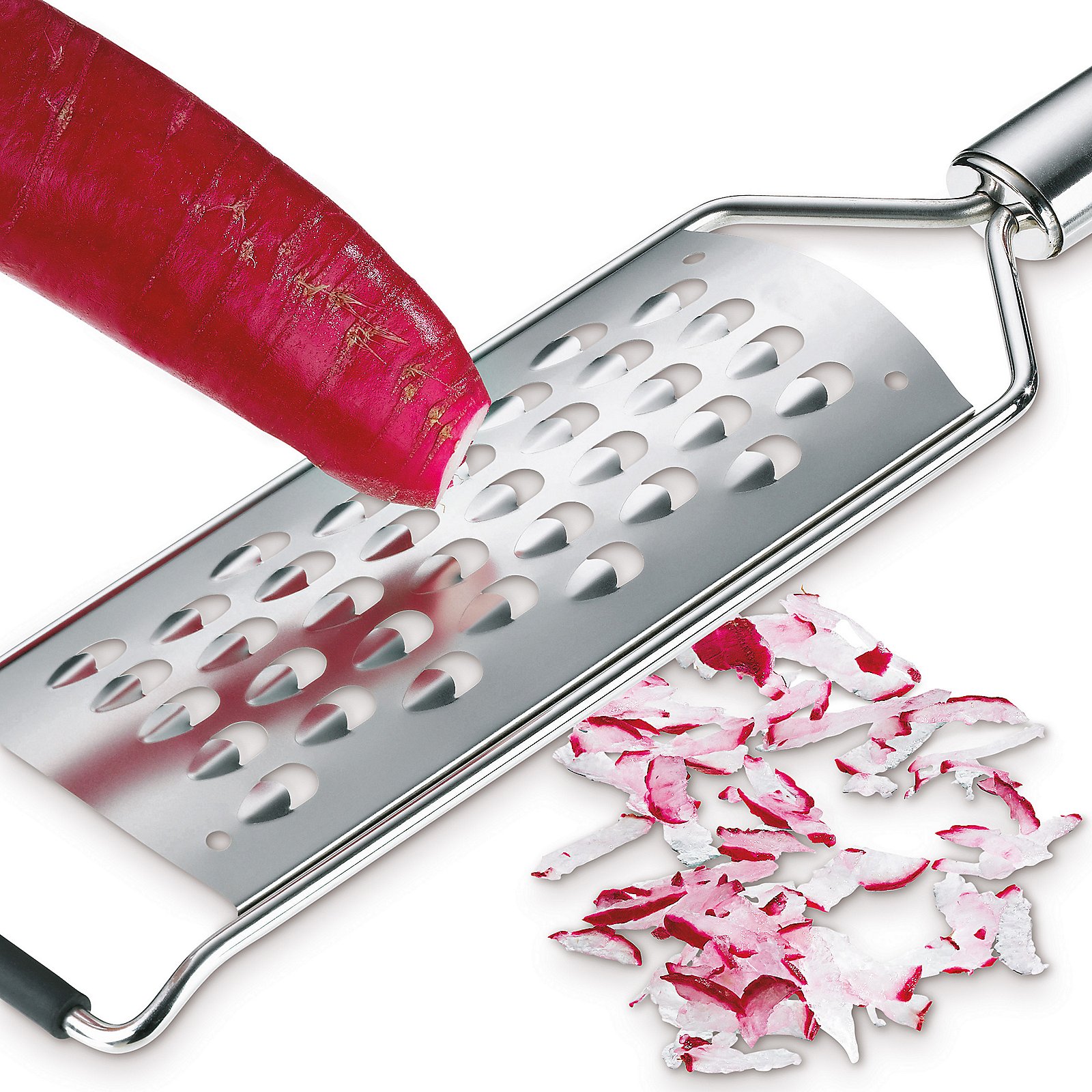 Kela Raspel grob Rondo RONDO in Silber Glänzend, Utensil für die Küche, Reibe