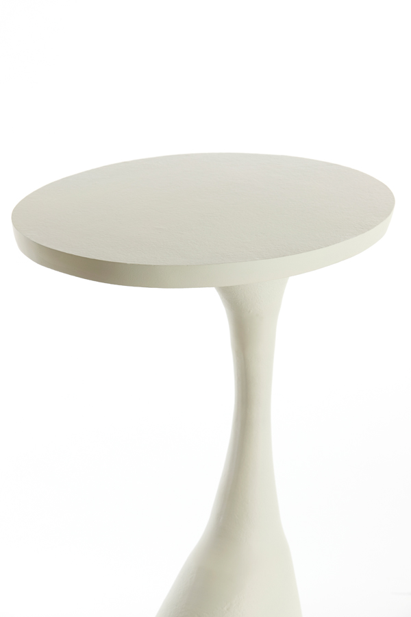 Light & Living Beistelltisch MACAU in Farbe creme matt