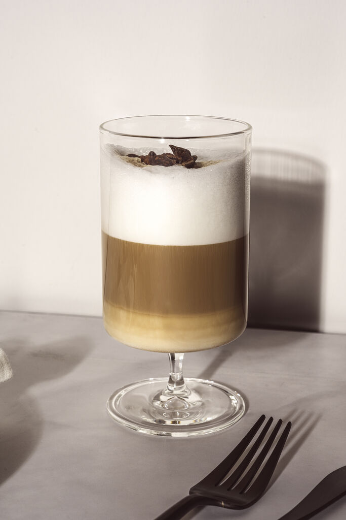 Leonardo GK/2 Becher a. F. 350ml BASSO BASSO in Klarglas, Kaffee, Schicht-Cocktail, Latte, Glas, Schichtung