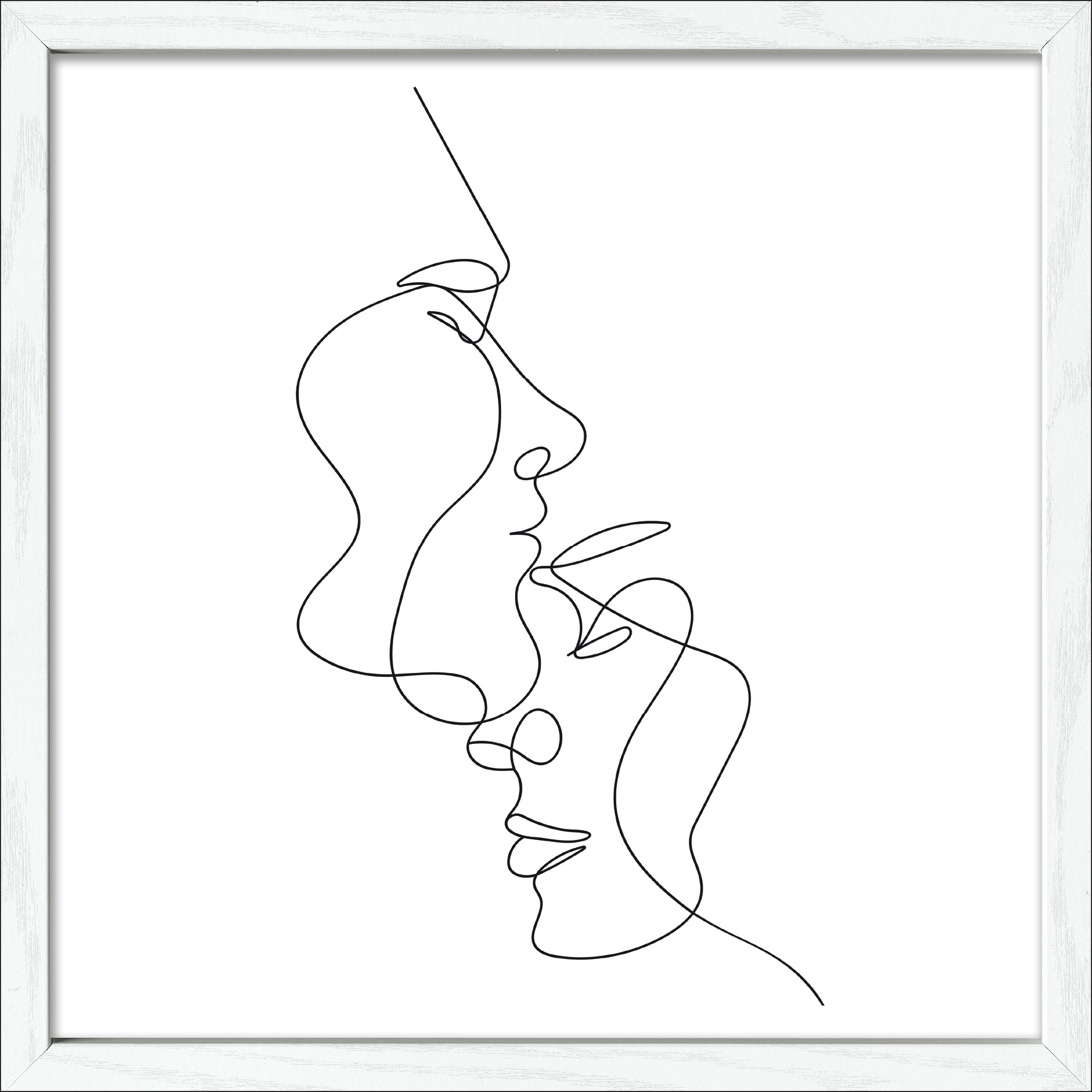 ProArt Framed-Art Slim Scandic 33x33cm Line-Art-Faces IV ProArt Framed-Art Slim Scandic 33x33cm Line-Art-Faces IV