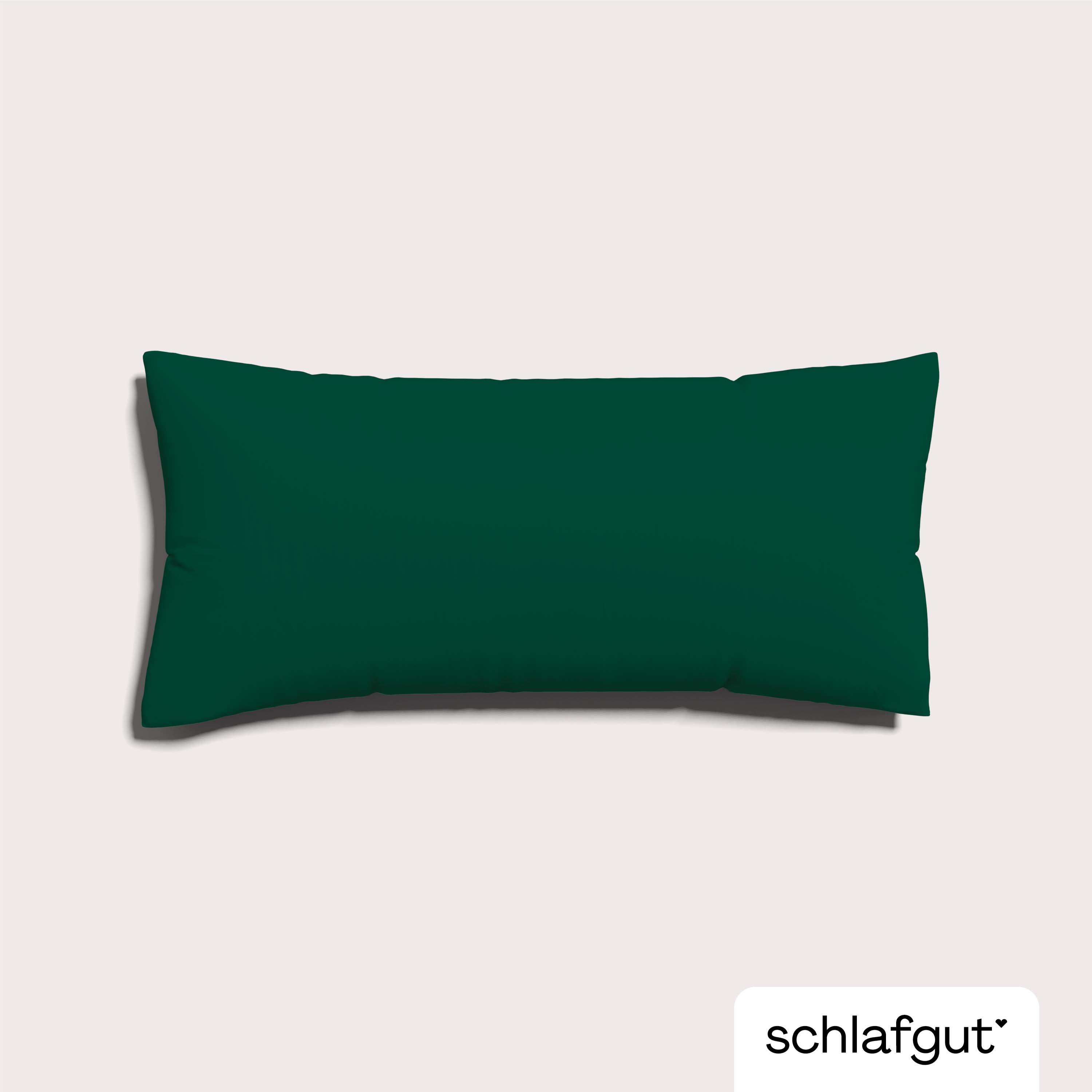 Schlafgut Kissenbezug 40x80 cm KISSENBEZUG in Green Deep Schlafgut Kissenbezug 40x80 cm KISSENBEZUG in Green Deep, Kissen, Kissenbezug, Grün, Dekokissen, Samt?