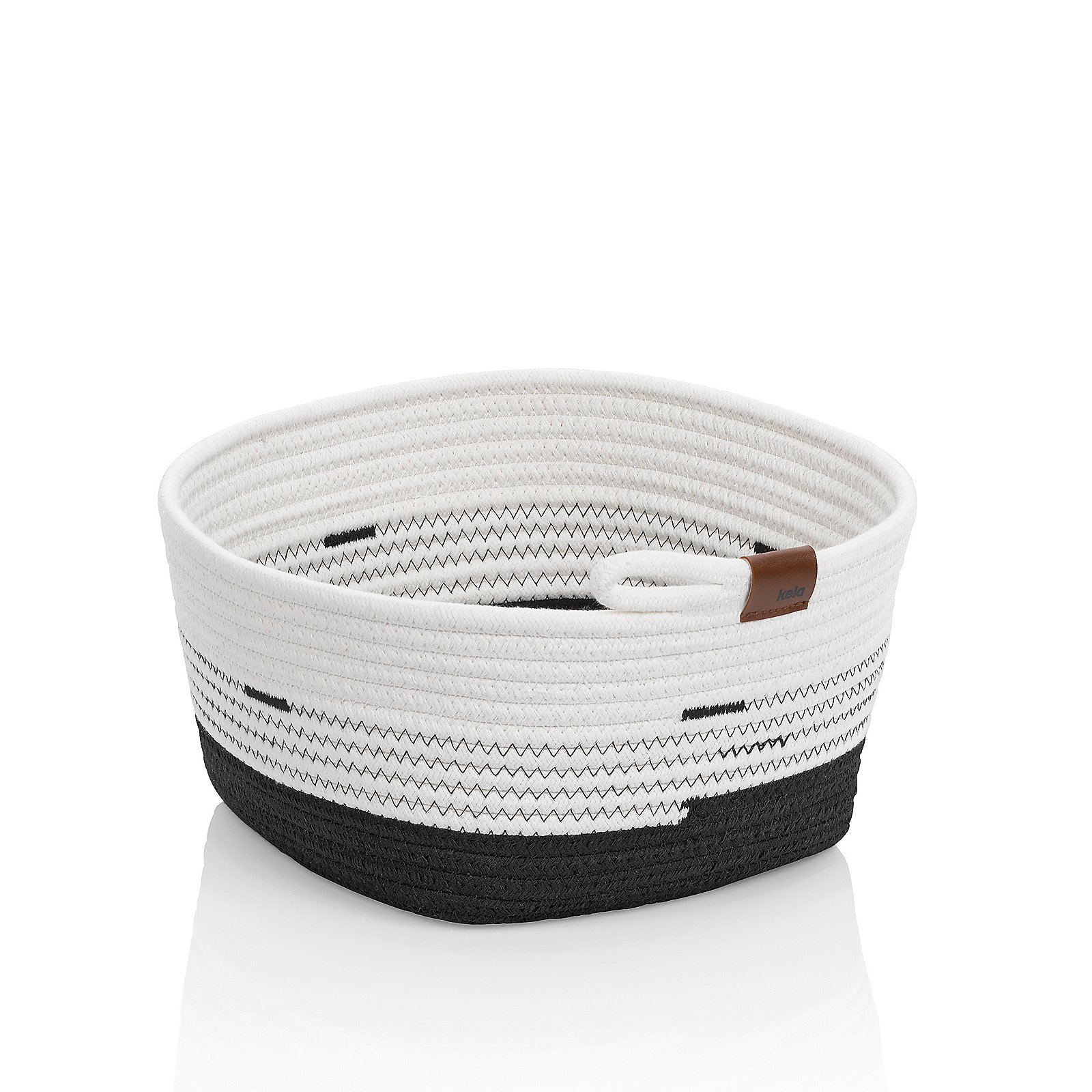Kela Korb Hedda weiß-schwarz HEDDA in , Gewebt, Zubehör