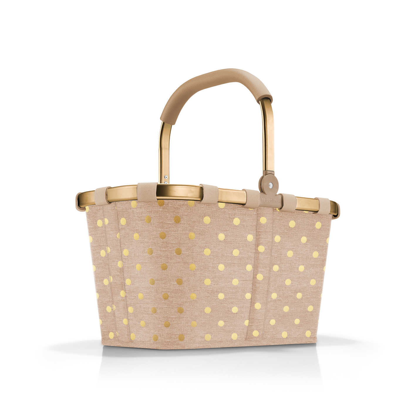 Reisenthel CARRYBAG in Farbe frame metallic dots coffee