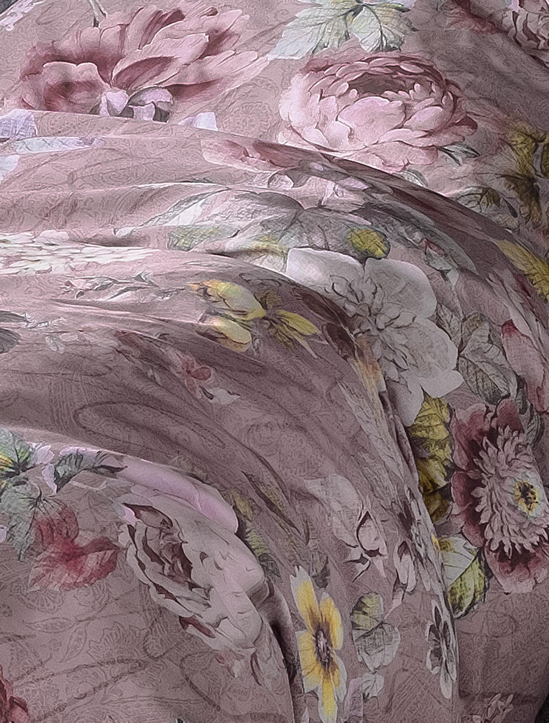 Irisette Mako-Satin Bettwäsche GLAMOUR ca. 155x220cm in Farbe rosa