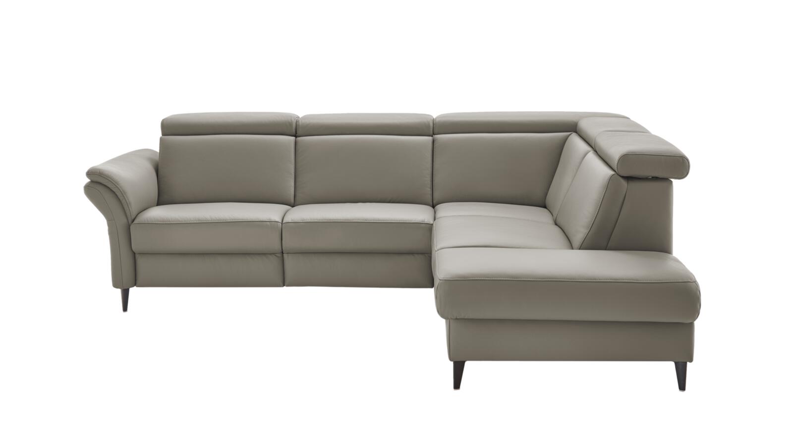 Modulmaster Polstergruppe MM-PN1209 ca. 257x209cm in Leder Torro granit, Couch, Mobiliar