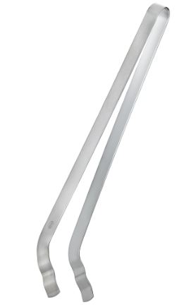Rösle Grillzange gebogen 35,5cm, Küchenzange, Zange, Metall, Edelstahl, Küchenhelfer