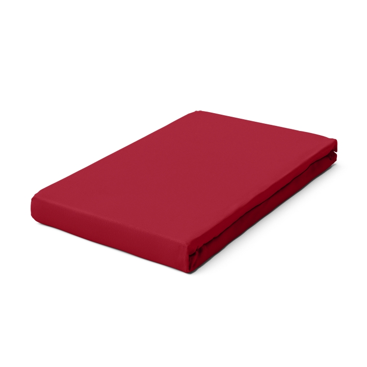 Schlafgut Pure Spannbettlaken ca. 140x200-160x220cm in Farbe Red Deep