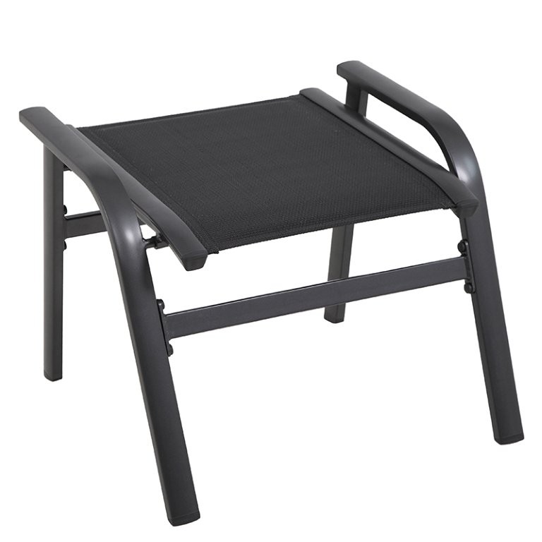 MWH Hocker RENO in Farbe Textilene / Aluminium eisengrau