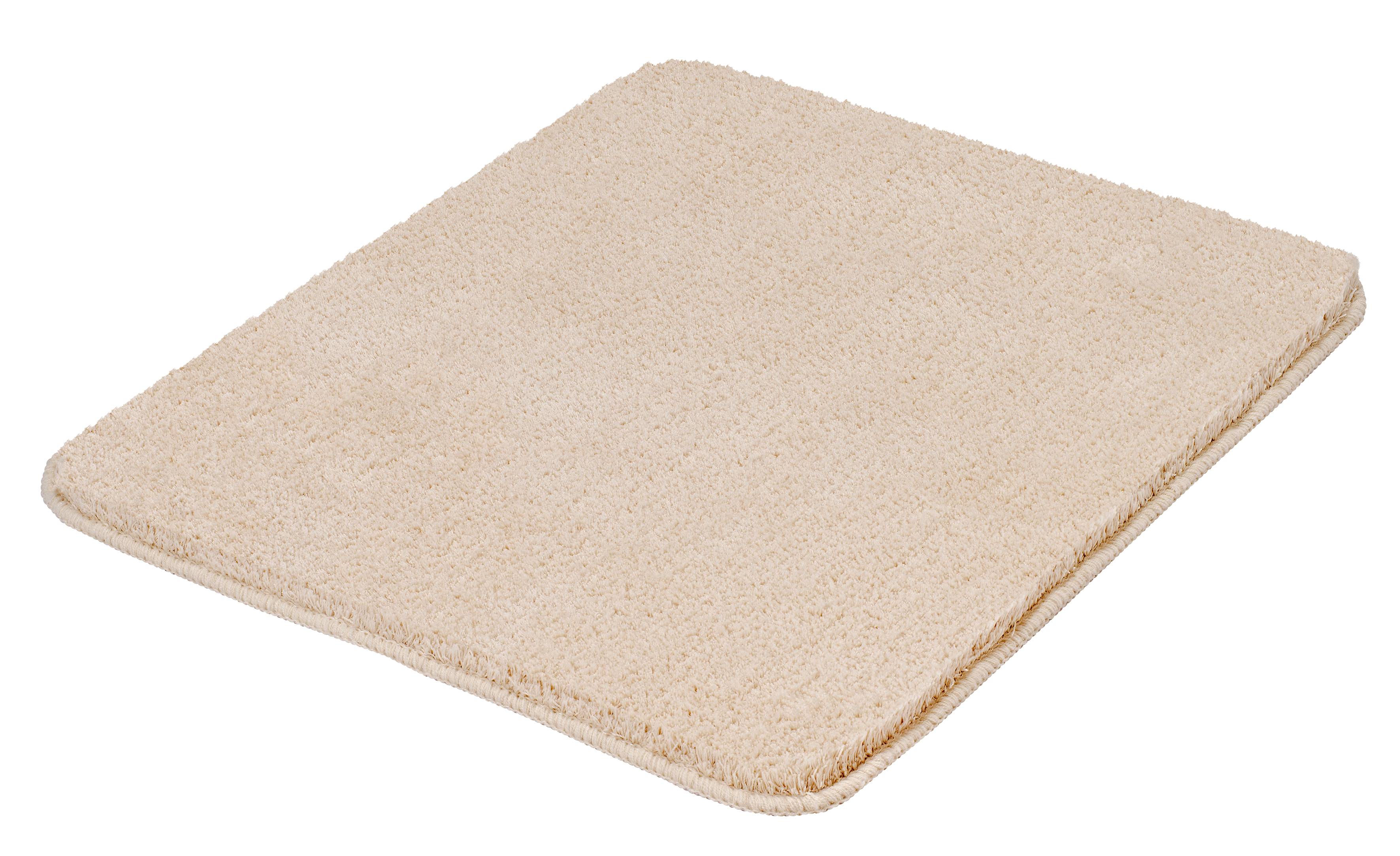 Kleine Wolke Badteppich MARCO ca. 50x60cm in Farbe Sandbeige, Teppich, Kleiner Teppich, Flauschig, Beige, Baumwoll-Textil
