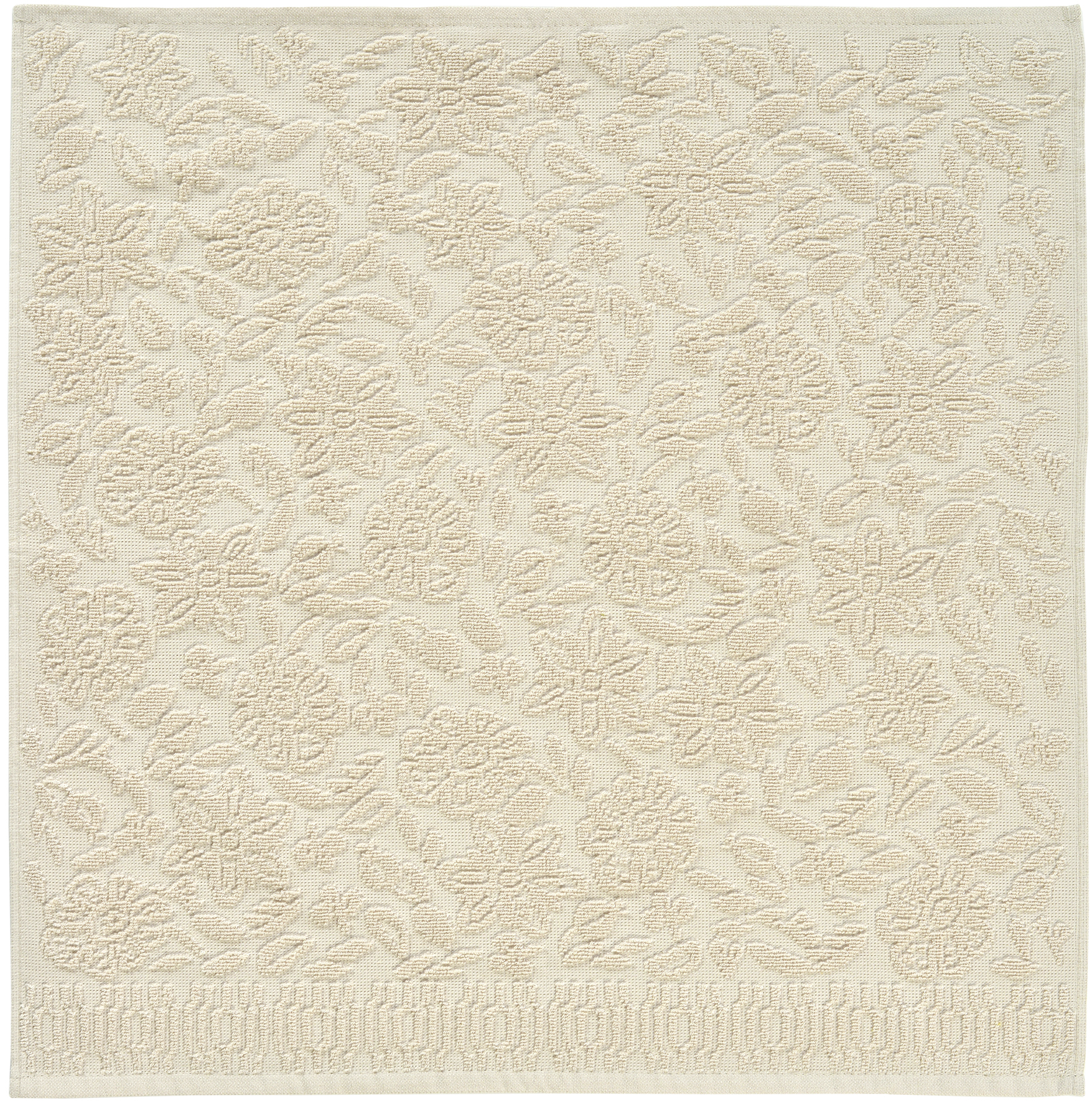 Sander K-Tuch Frottier SERAPHIN ca. 50 x 50cm in Farbe dk.creme, Dekoration für Zuhause, Teppich, Textur