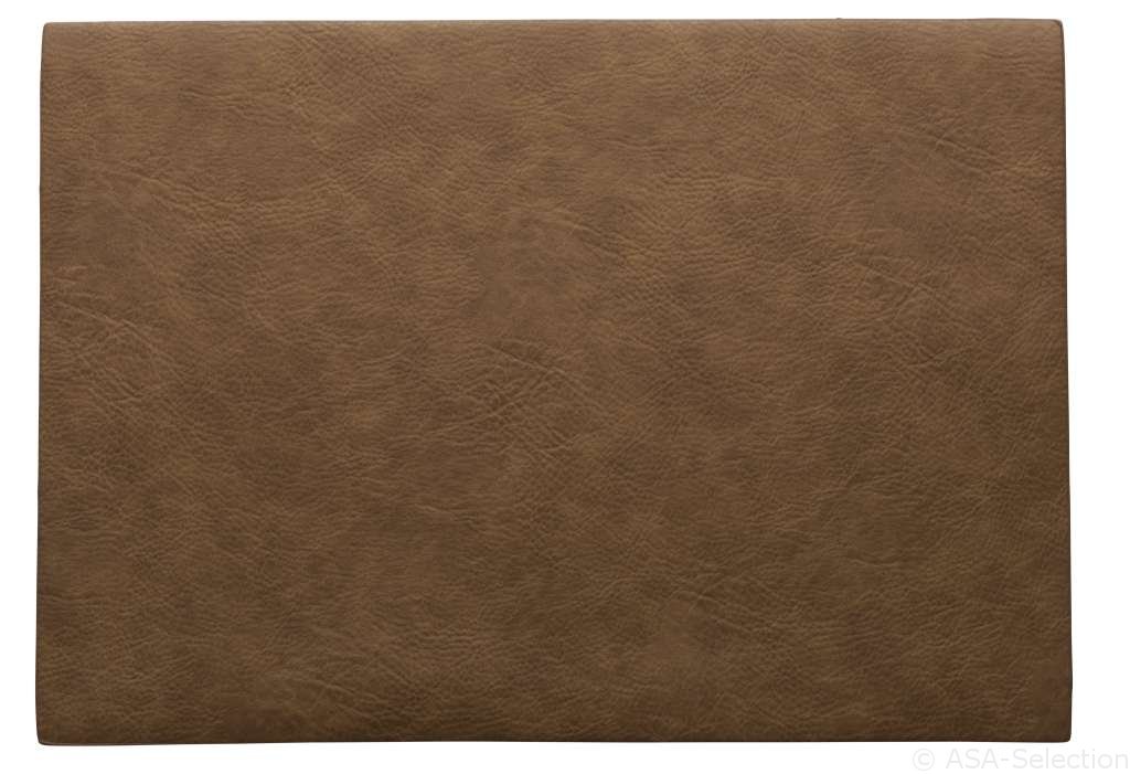 ASA Selection Tischset Vegan Leather in Farbe braun ASA Selection Tischset Vegan Leather in Farbe braun