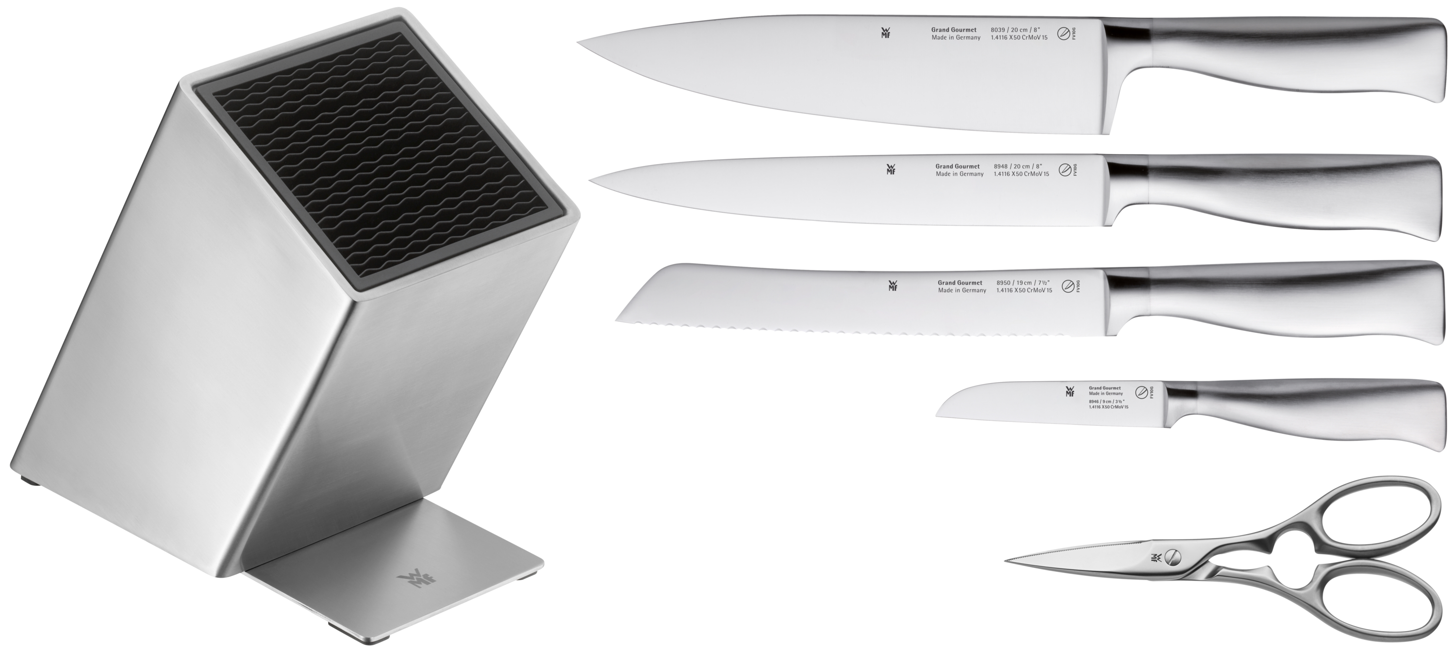 WMF Grand Gourmet Messer-Vorteils-Set* in Edelstahl WMF Grand Gourmet Messer-Vorteils-Set* in Edelstahl