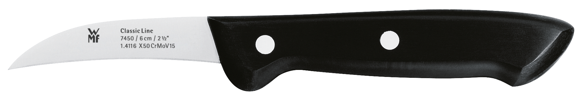 WMF Classic Line Schälmesser, 6 cm in schwarz WMF Classic Line Schälmesser, 6 cm in schwarz