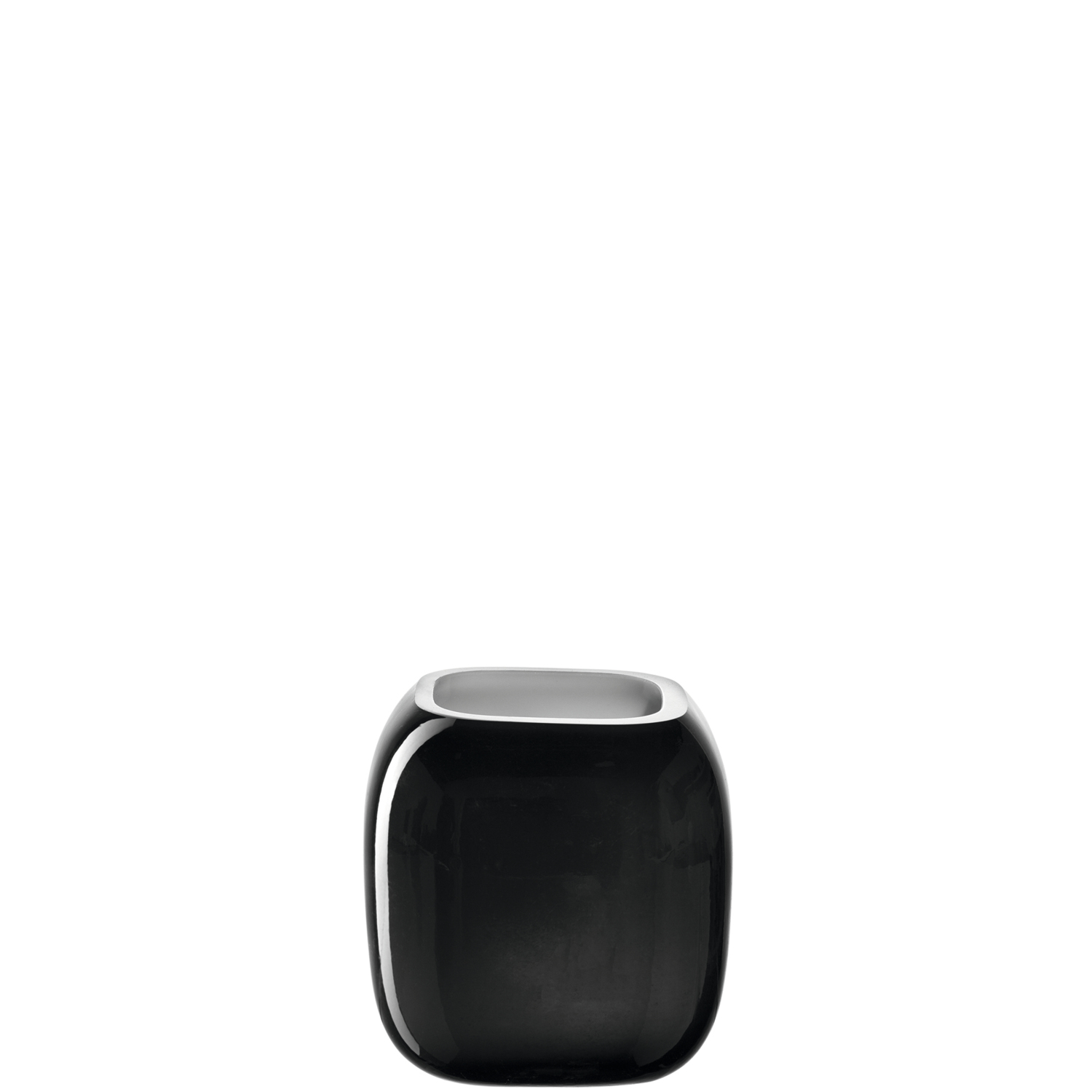 Leonardo Vase Milano 9,3cm in Farbe grau