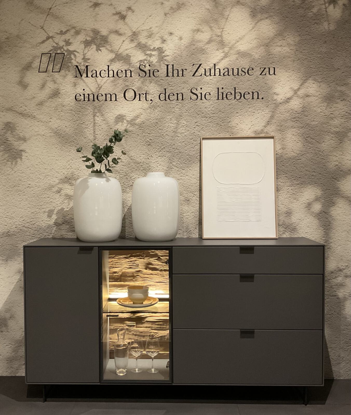 Sideboard WM 2470 in Lack graphitgrau