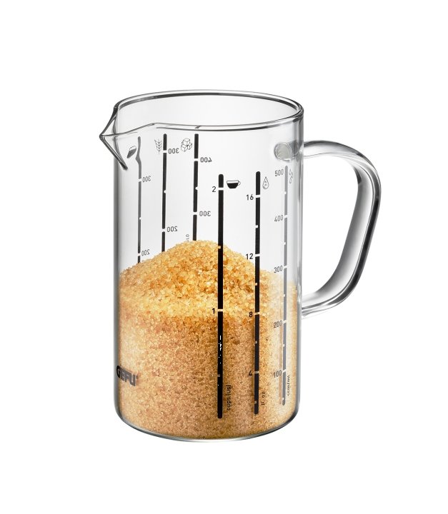 GEFU Messbecher Meti transparent