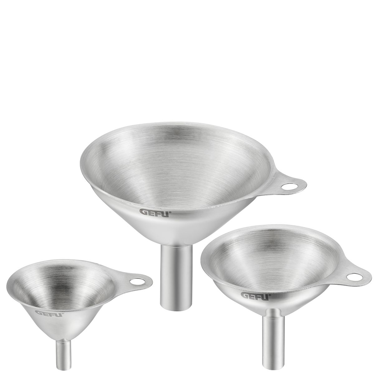 GEFU Trichter-Set VERSARE in Farbe silber