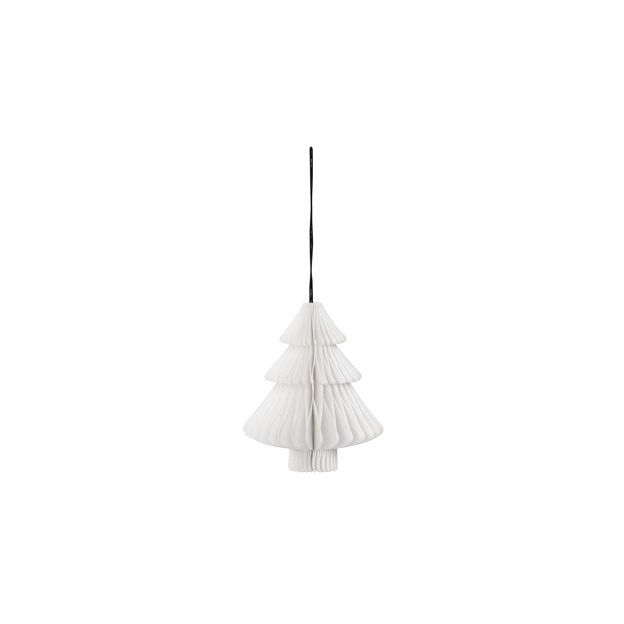 Tannenbaum 9 cm weiß in Farbe Weiß (), Lampe