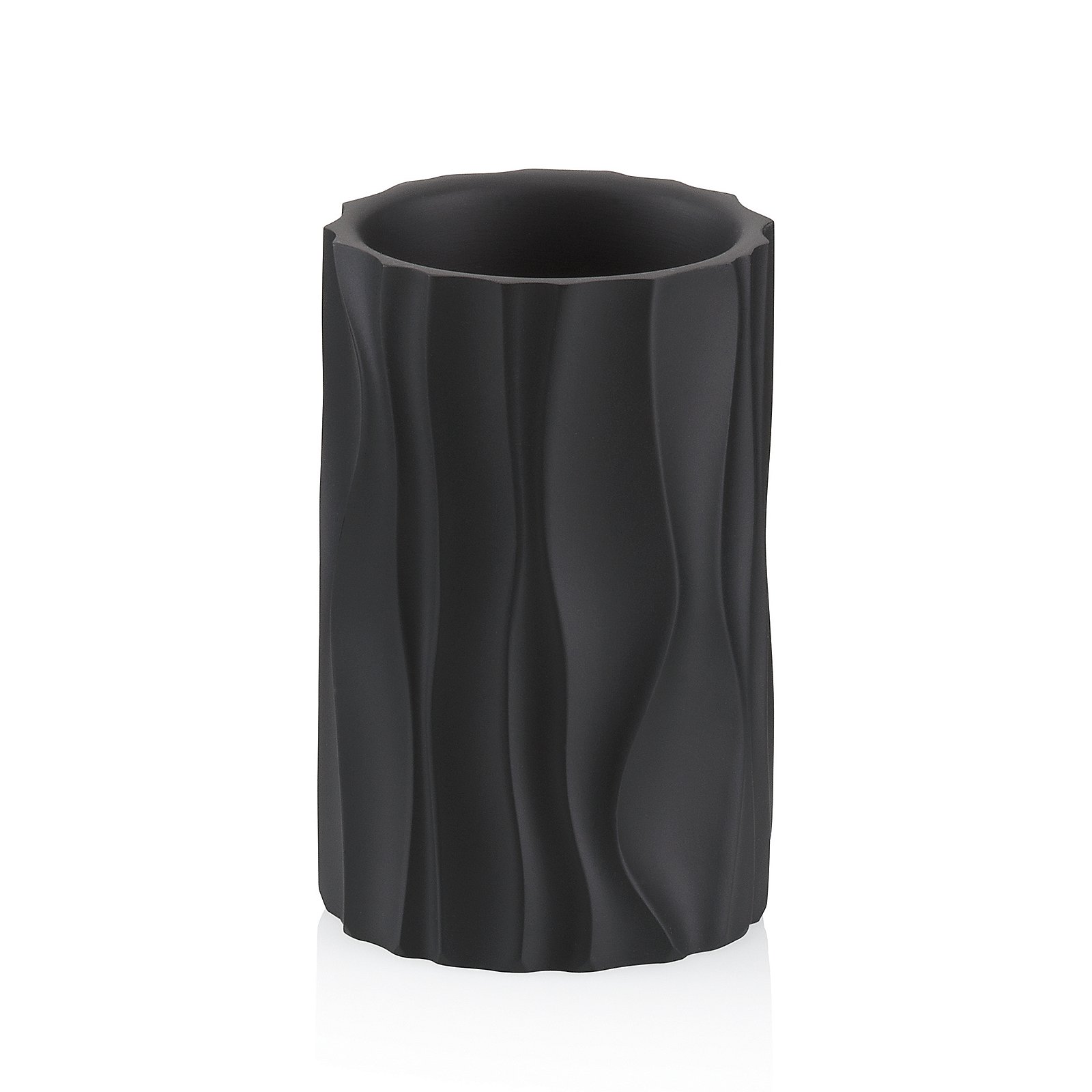 Kela Becher 7cm MERIDA in schwarz, Krug, Töpferei, Vase