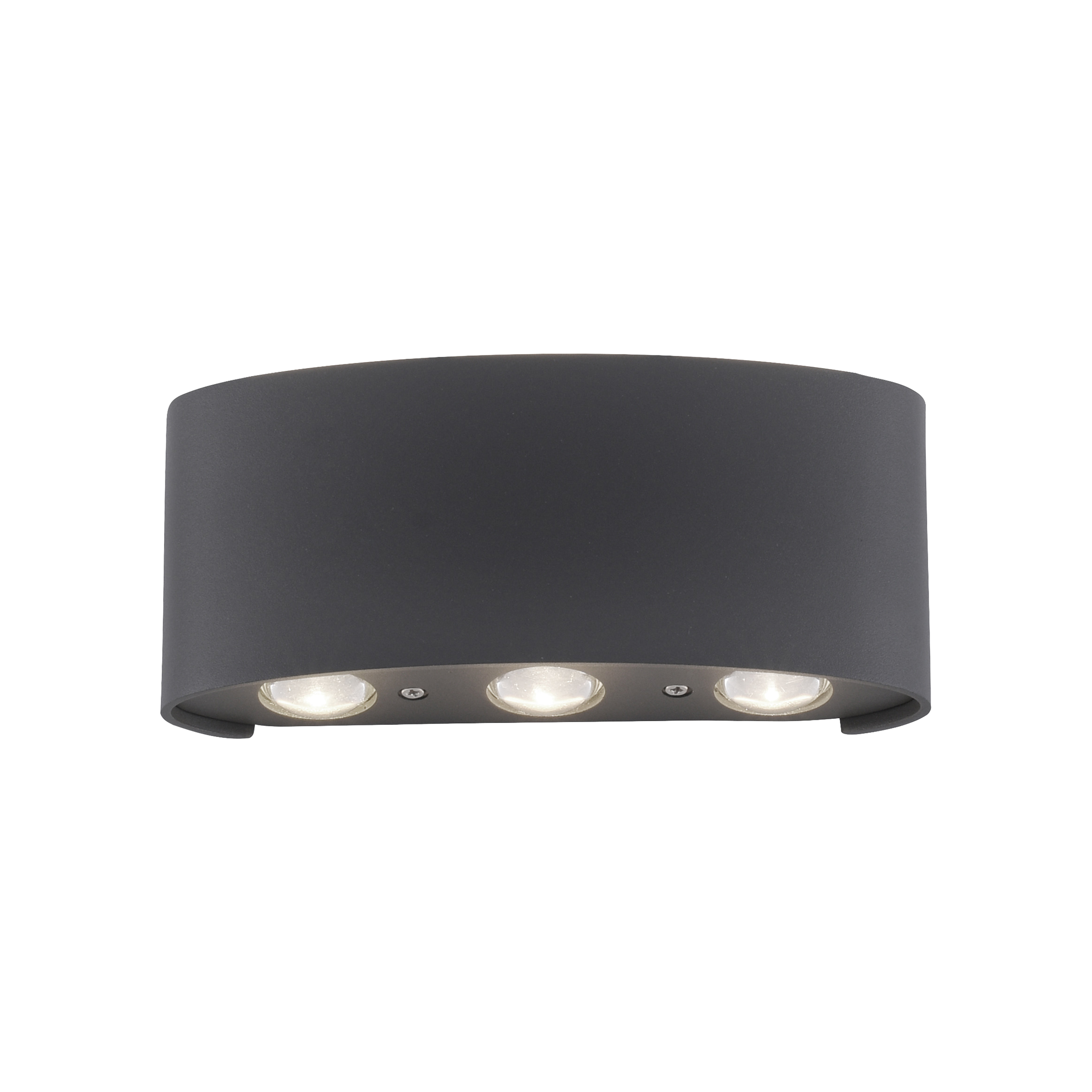 Paul Neuhaus LED-Wandleuchte CARLO 6-flammig in Farbe anthrazit, Wandlampe, Deckenleuchte, Grau, LED, Rund