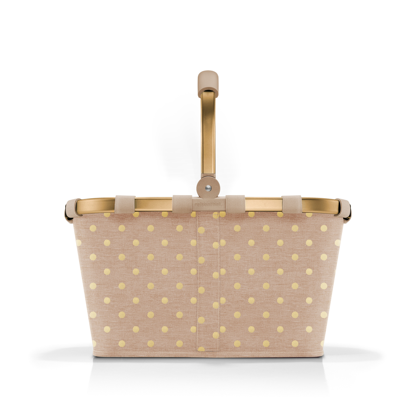 Reisenthel CARRYBAG in Farbe frame metallic dots coffee