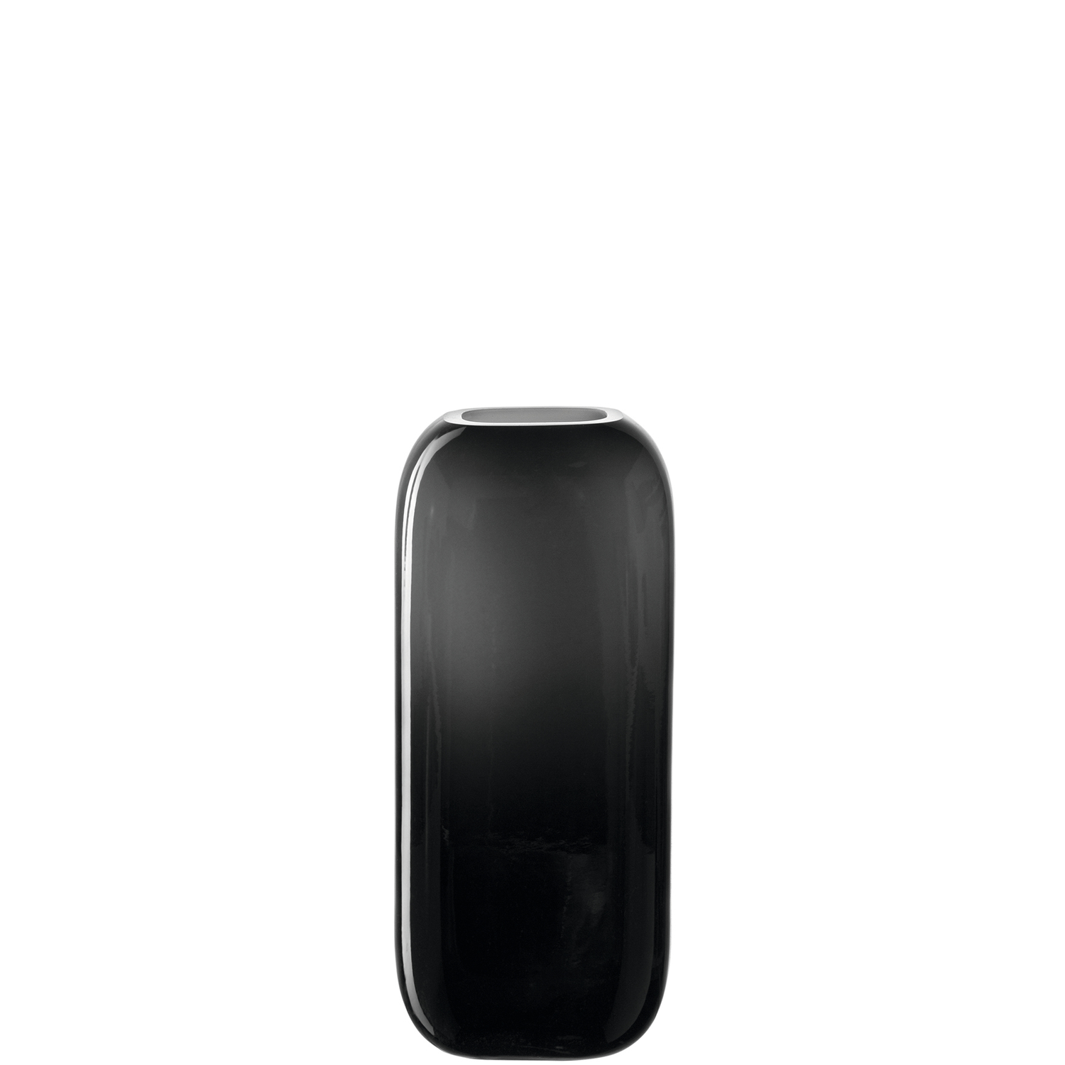 Leonardo Vase Milano 21cm in Farbe grau