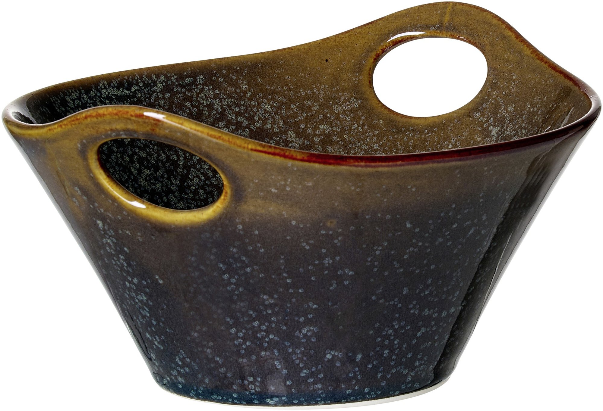 Ritzenhoff & Breker Schale TROMS 20,5x18cm aus Porzellan braun/grau