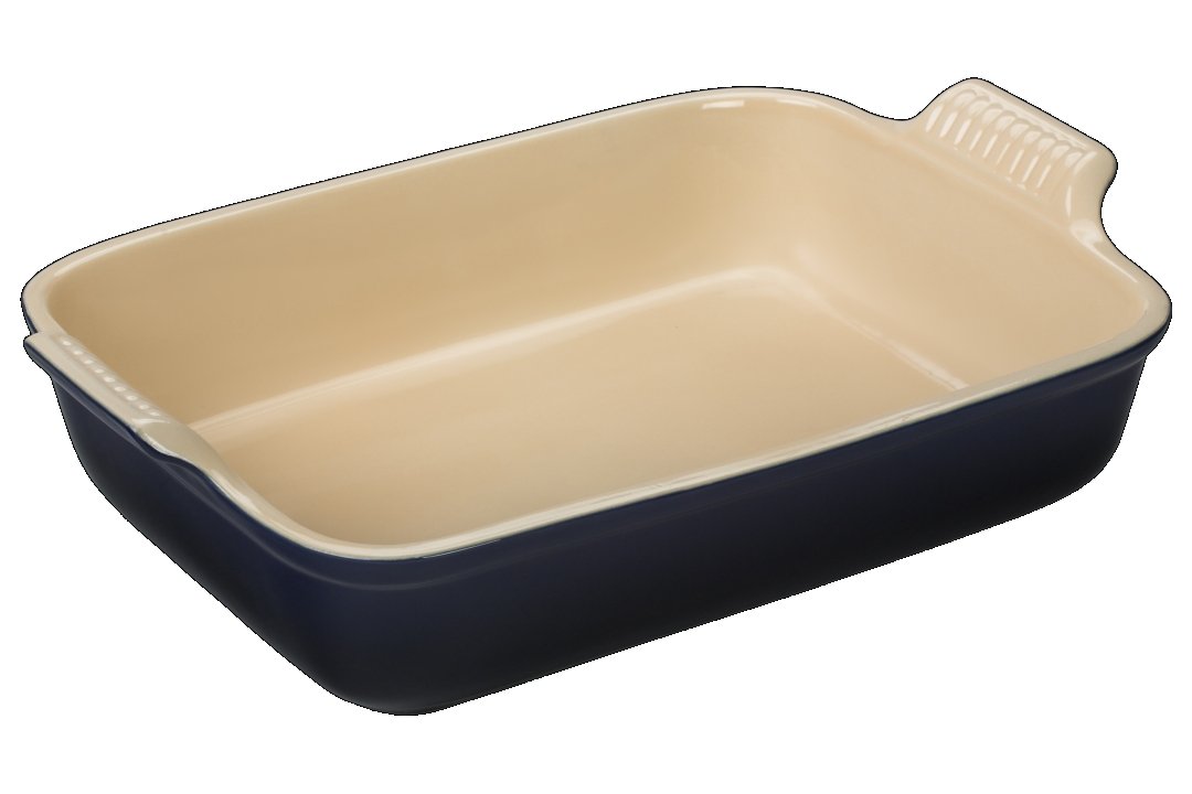 Le Creuset Auflaufform Ø ca. 32cm Schwarz Glänzend