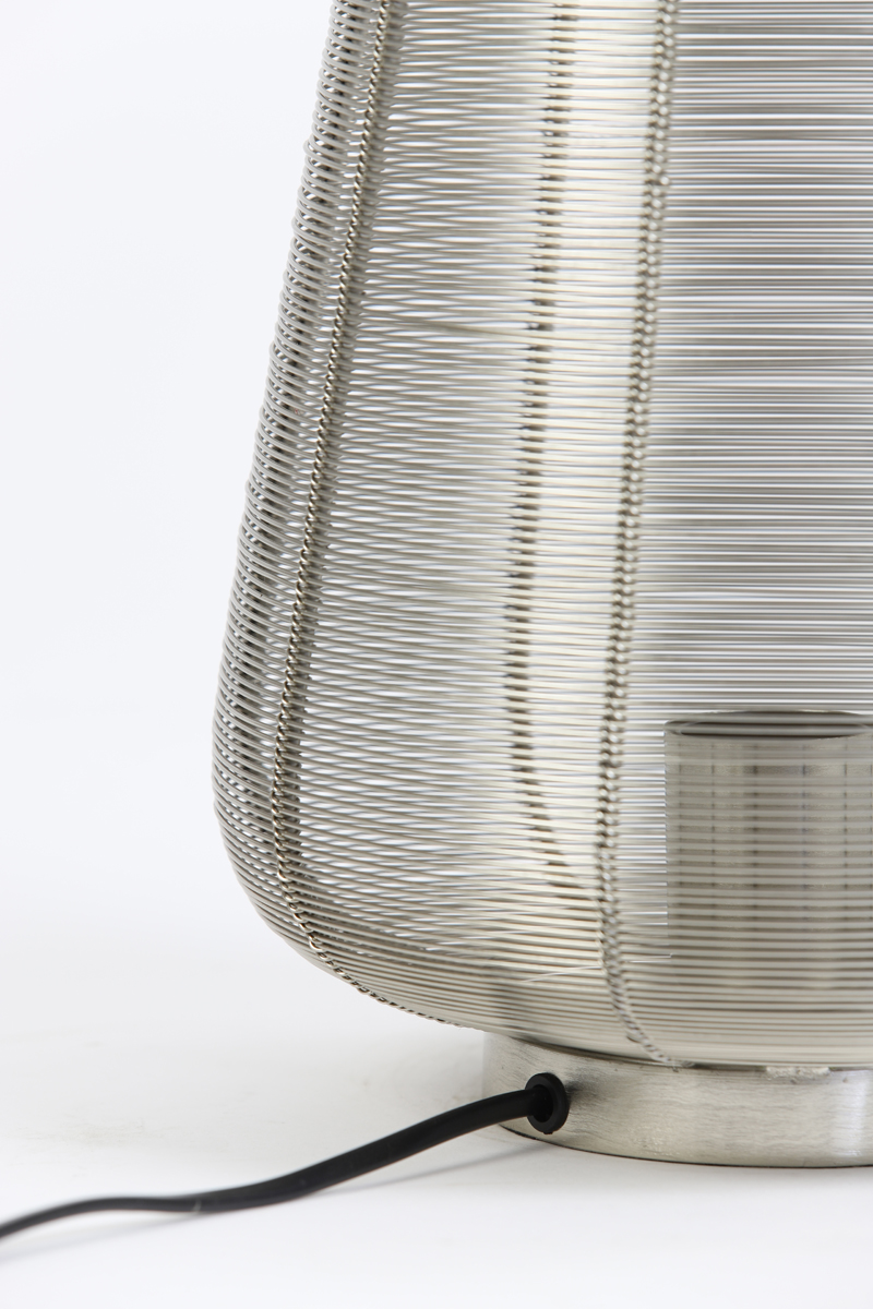 Light & Living Tischleuchte ADETA Metall Nickel