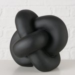 Boltze Skulptur Knotty in Farbe Kunstharz schwarz