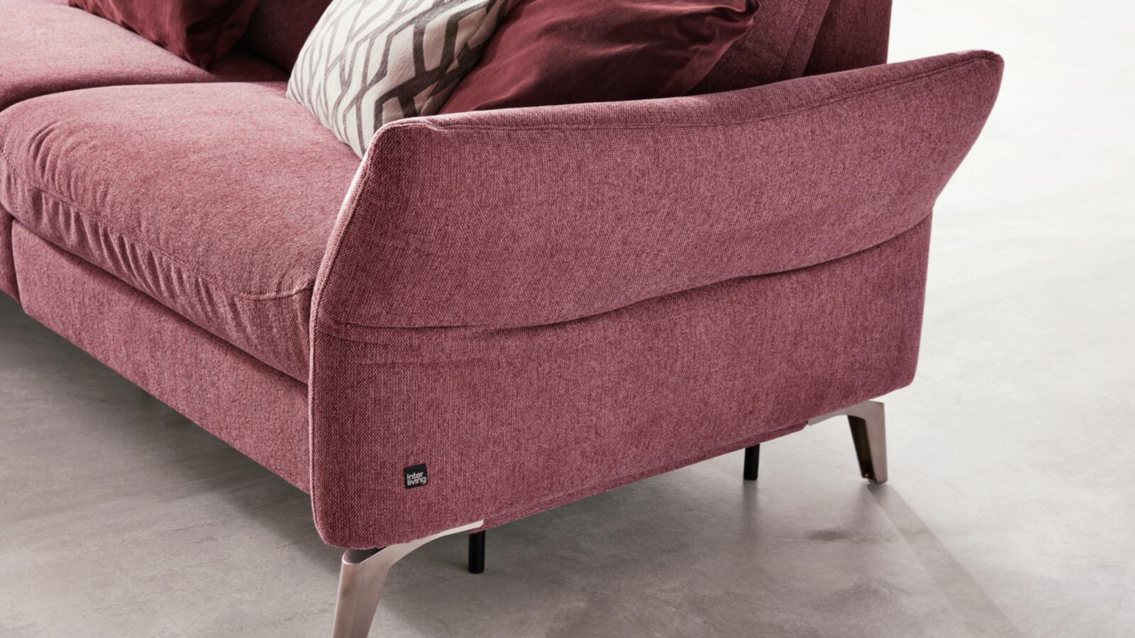 Interliving Polsterecke INTERLIVING 4400 in Stoff S-GCP8/08 Pastell violet, Moebel, Stuhl, Sessel, Couch