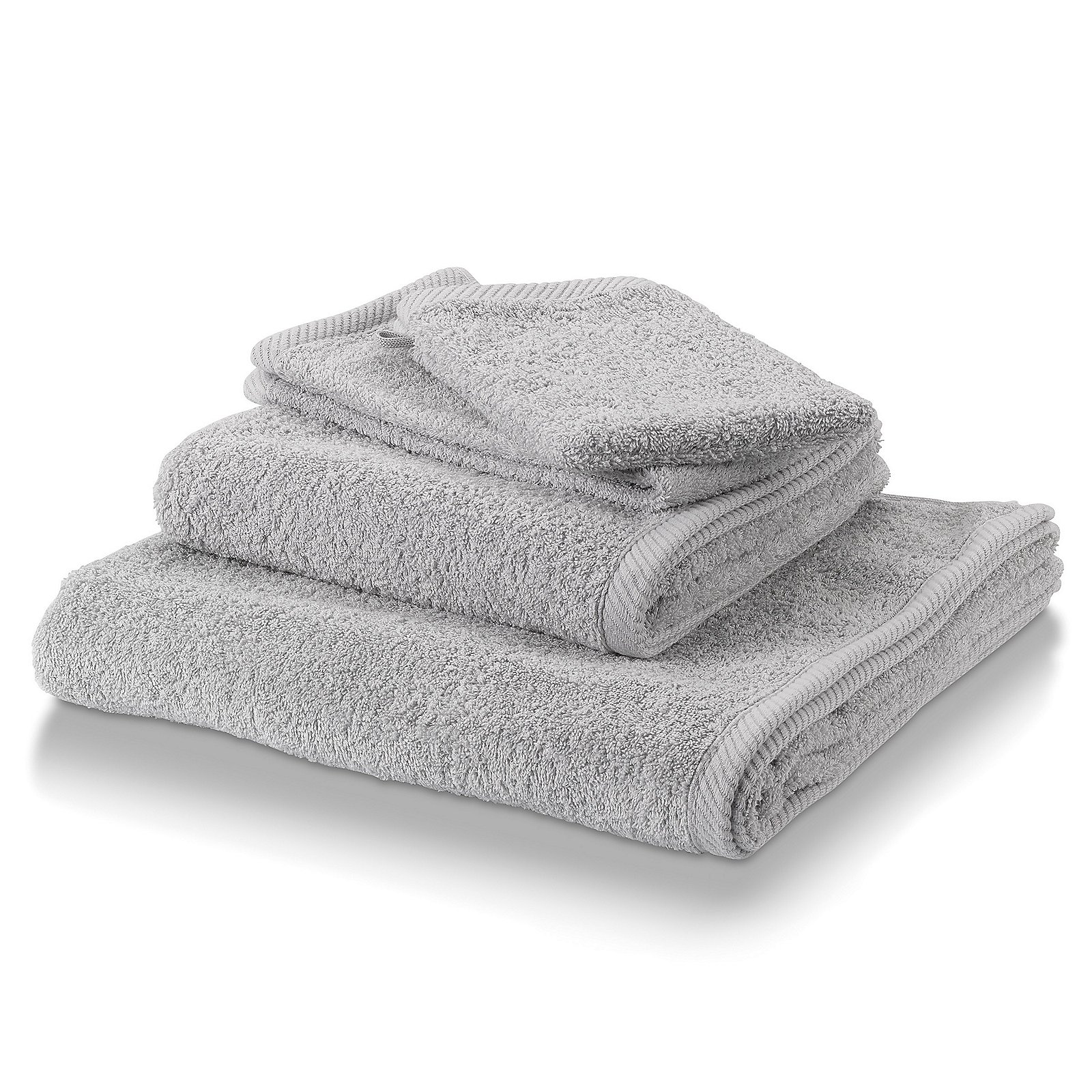 Kela Handtuch LADESSA in Felsgrau, Handtuch, Badehandtuch, Graustufen, Baumwolle, Set