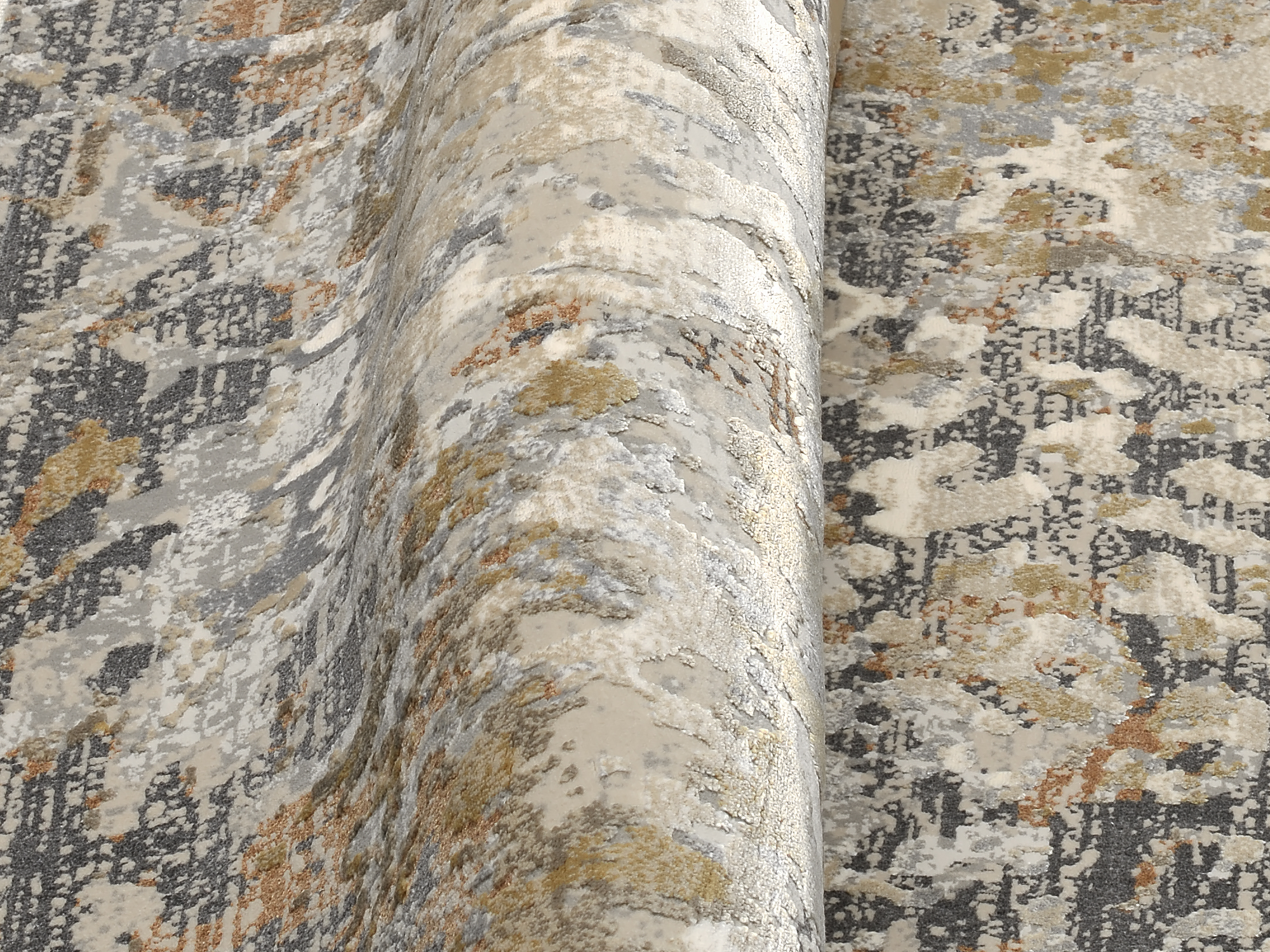 OCI Designer Teppich LAVA DELUXE ca. 120x180cm in Farbe beige-mix OCI Designer Teppich LAVA DELUXE ca. 120x180cm in Farbe beige-mix, Teppich, Flächenläufer, abstrak Muster, beige/grau, langer Flor